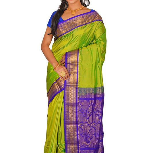 Parrot Green Saree Buy Kanchipuram Silks Sarees Online  Kanjeevaram Silks  Buy Kanchipuram Pattu Sarees  Silk Sarees