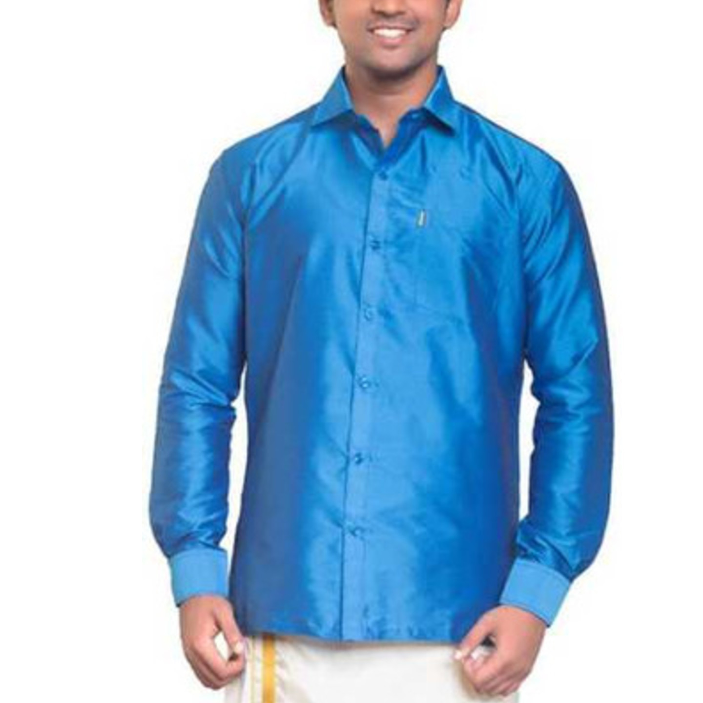 Royal Bue Dupion Silk Shirts Buy Silk Dupion Shirts Pure Silk Shirts