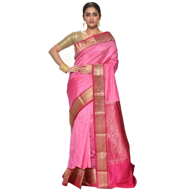 Baby Pink Saree Buy Kanchipuram Silks Sarees Online  Kanjeevaram Silks  Buy Kanchipuram Pattu Sarees  Silk Sarees