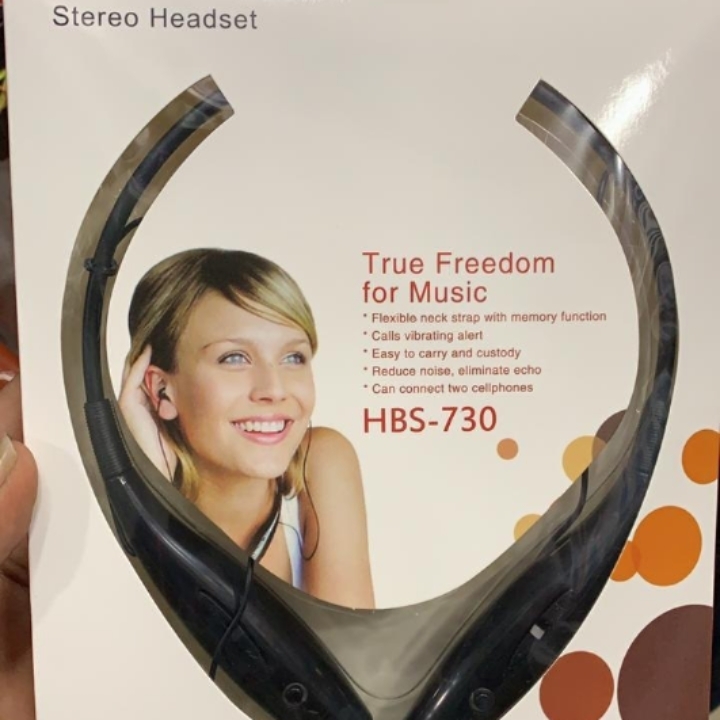 HBS-730 bluetooth handfree neckband multi colouer