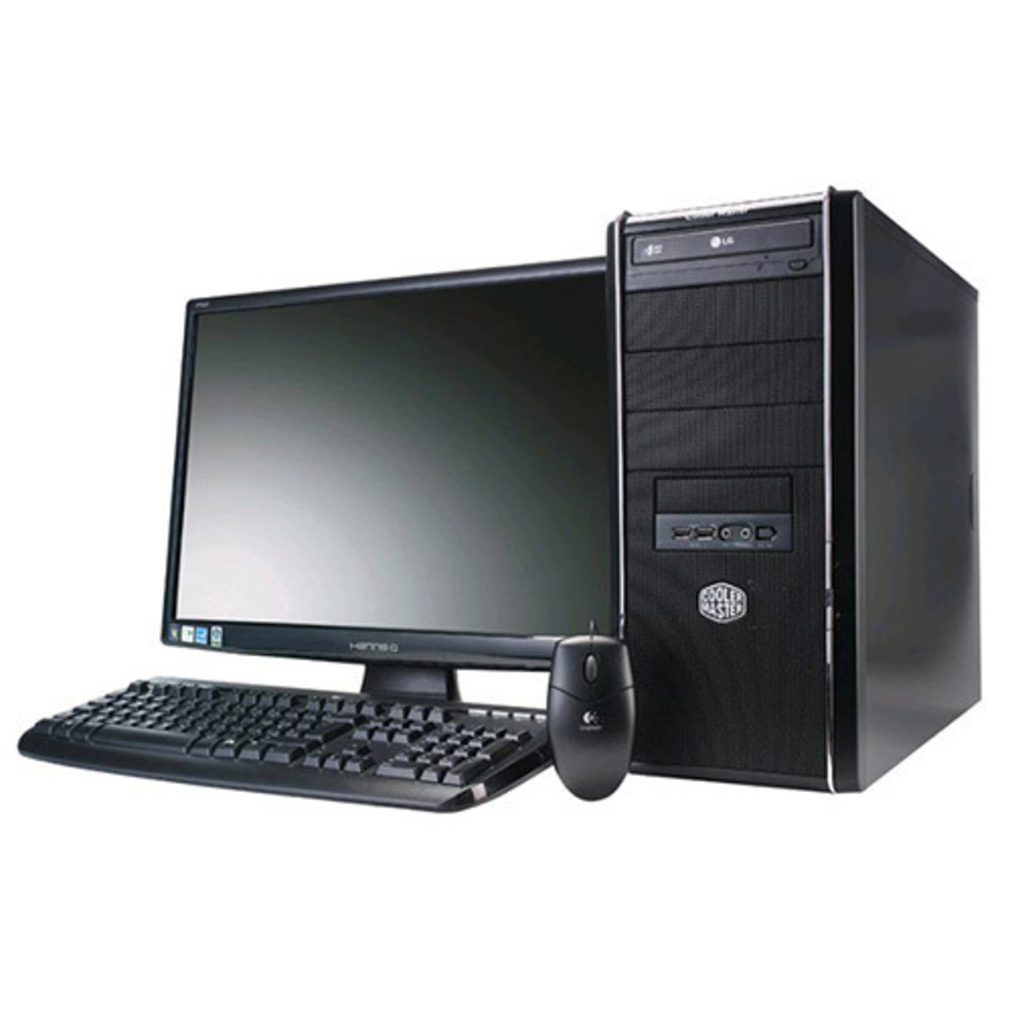 Gluxa-PC / Business  Mate - Assembled (I3 10th Gen /4GB DDR4/1TB  /2GB Graphics/Windows 10 Pro/19 Inch Screen/ keyboard &Mouse / Wifi Receiver)