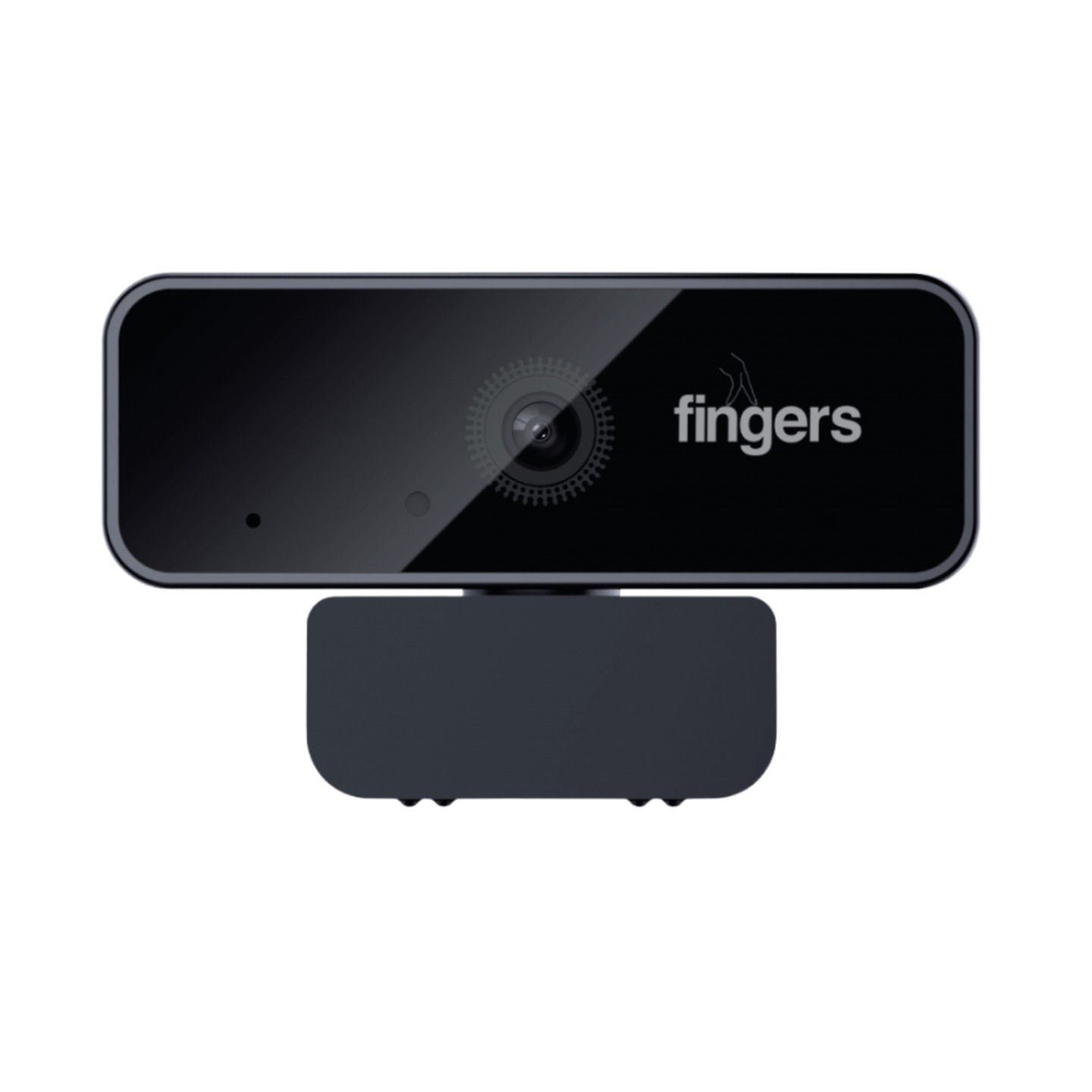 FINGERS WEBCAM -  1080 Hi-Res Webcam with 1080p Wide Angle Lens and Built-in Mic for PC Desktops and Laptops - HD Video Calling & Recording with up to 1920 x 1080 Pixels