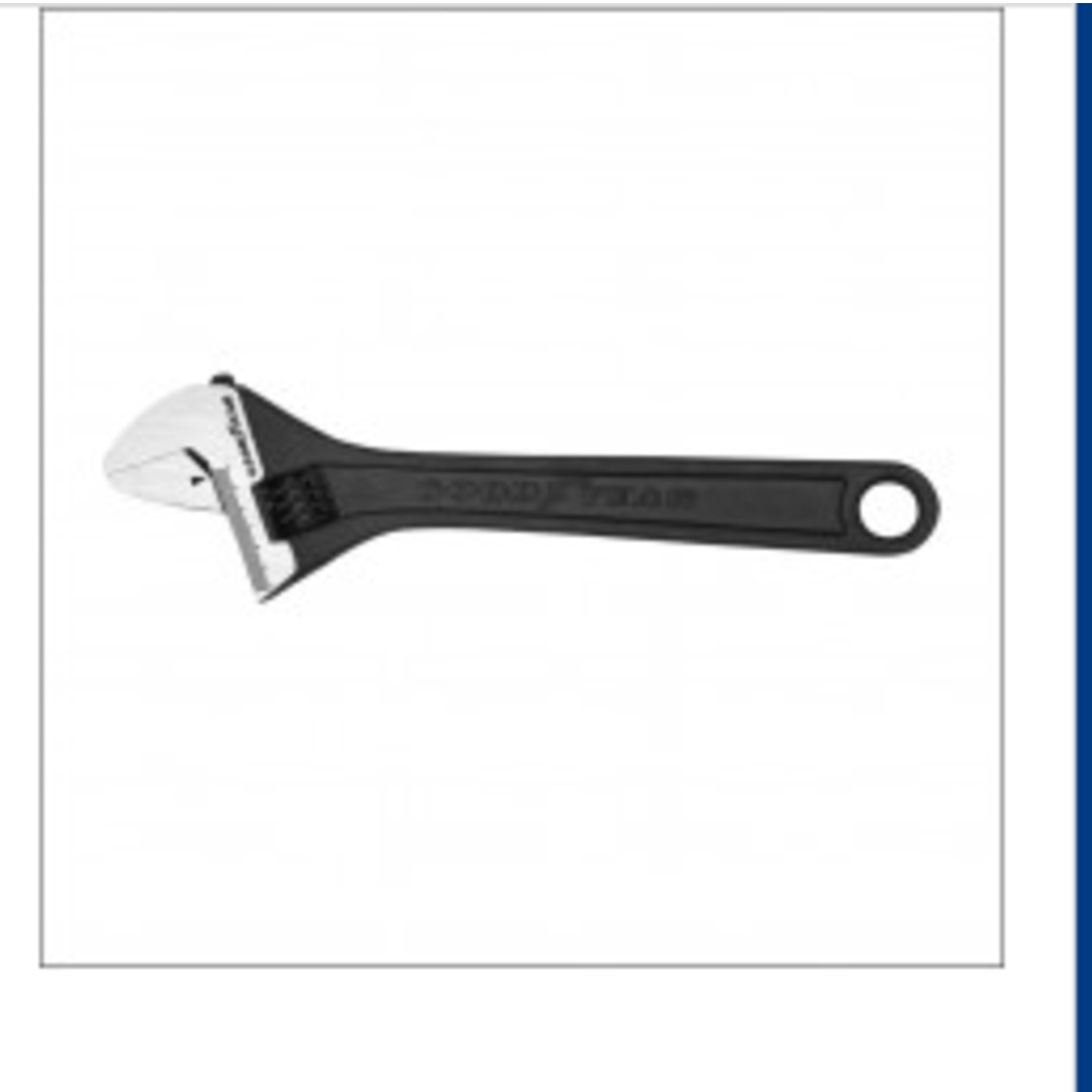 ADJUSTABLE WRENCH