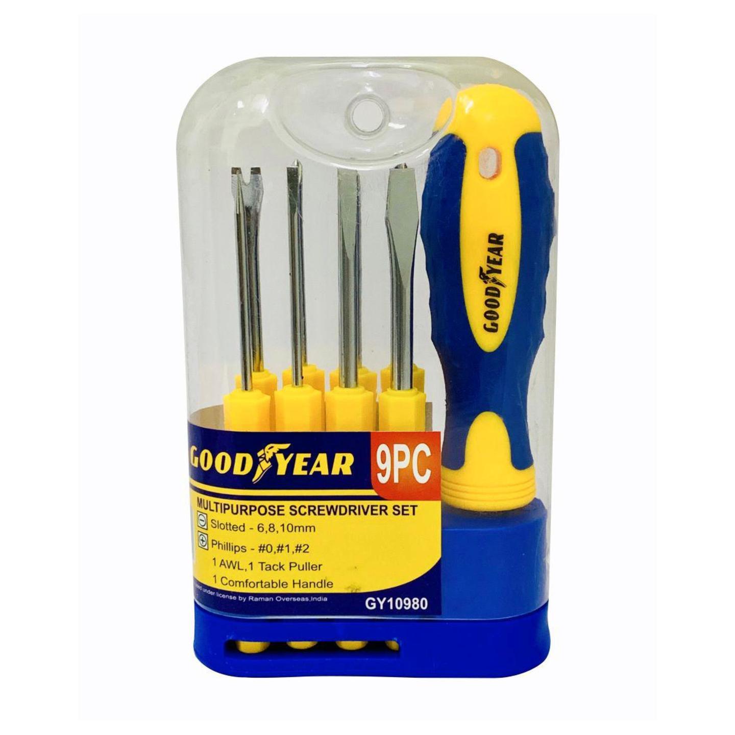 9PC SCREW DRIVER SET