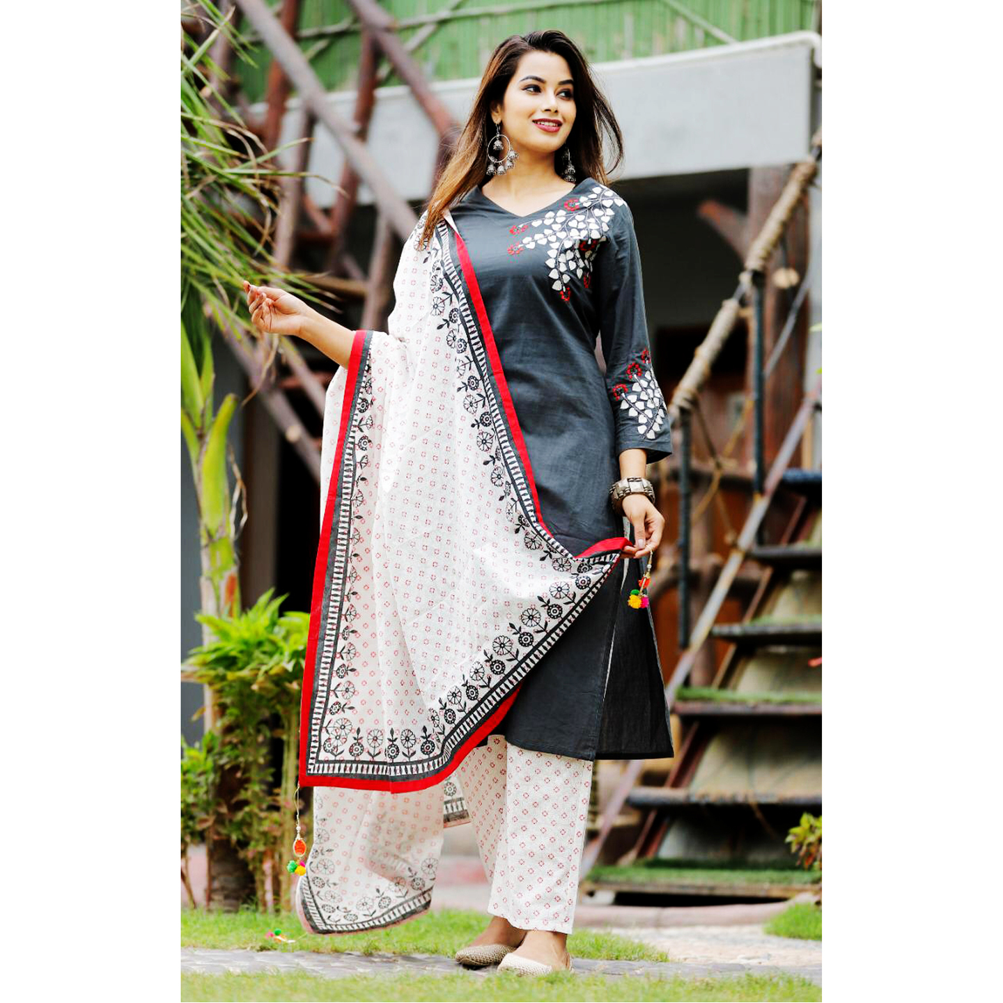 TBF Kurta Pant Set with Duppatta