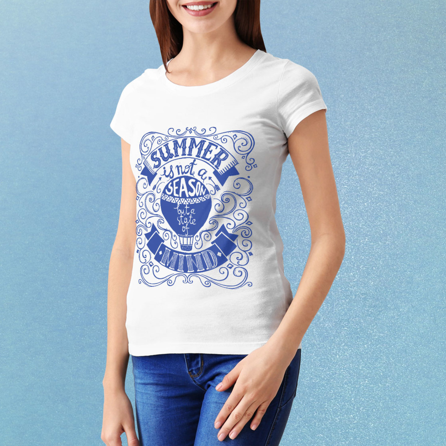 Talk By Fashion Summer Is Not A Season Women t-shirt
