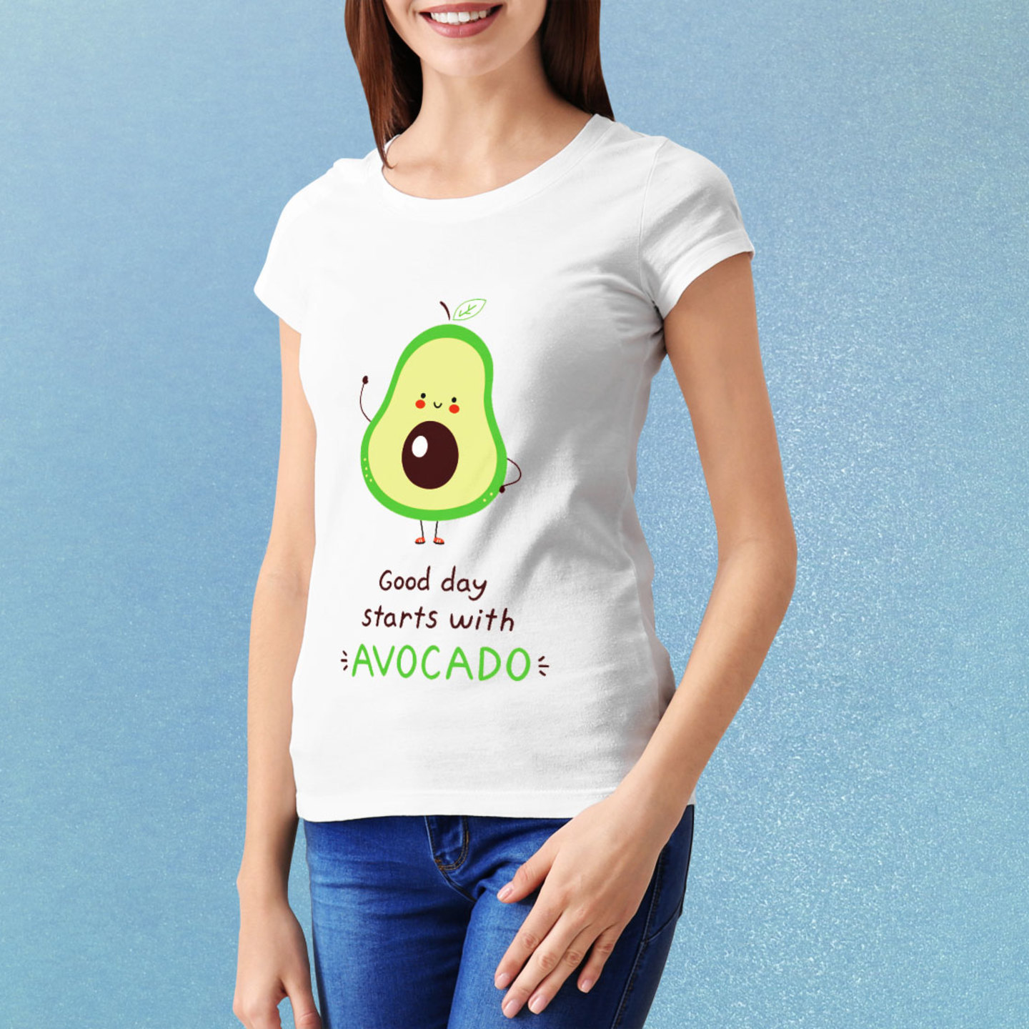 Talk By Fashion Avocado Graphic Women t-shirt