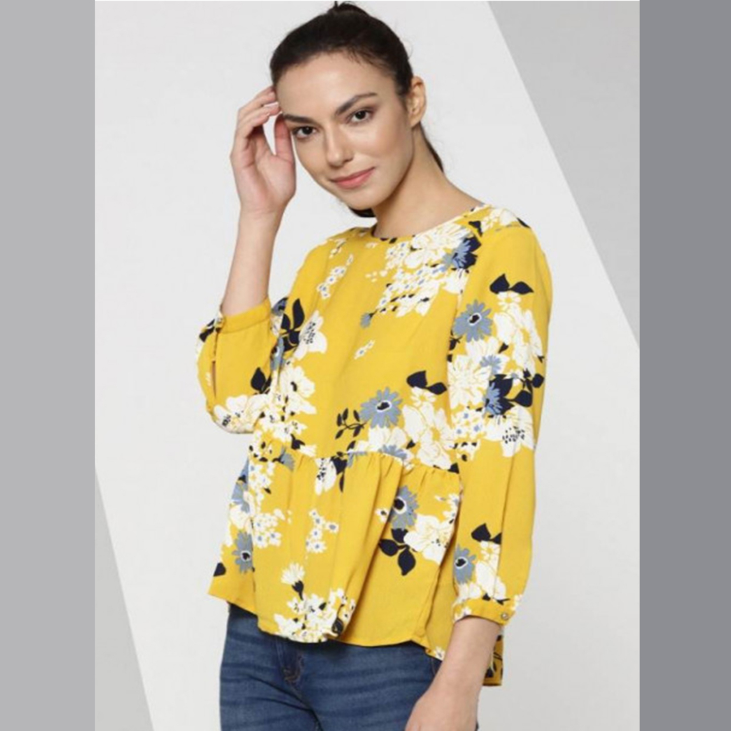 Talk By Fashion Stylish Casual Printed Top