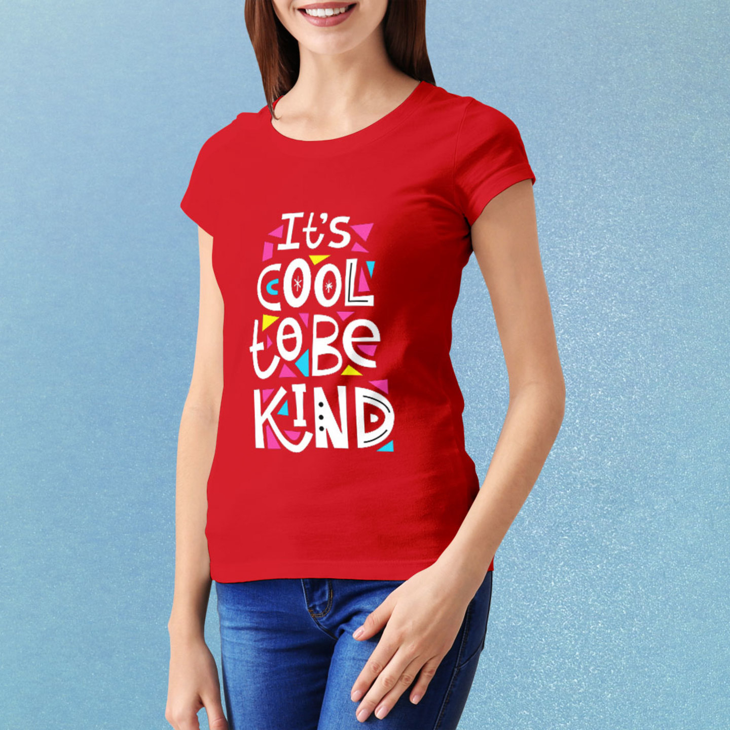 Talk By Fashion ITs COOL Typographic Women t-shirt