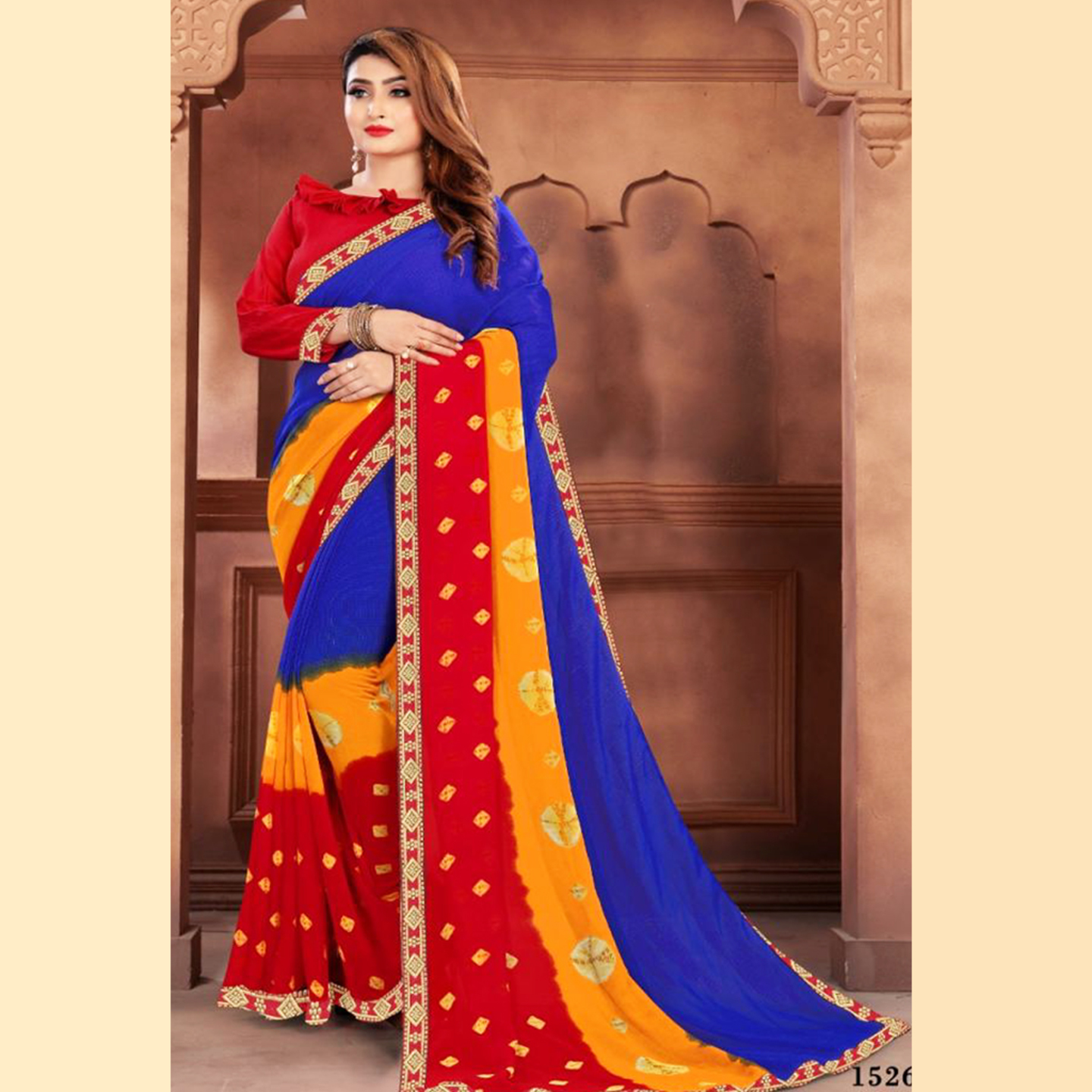Talk By Fashion Women Casual Printed Designer Saree