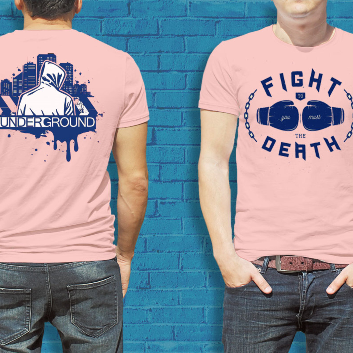 Talk By Fashion fight To The Death  Design T-shirt for Men