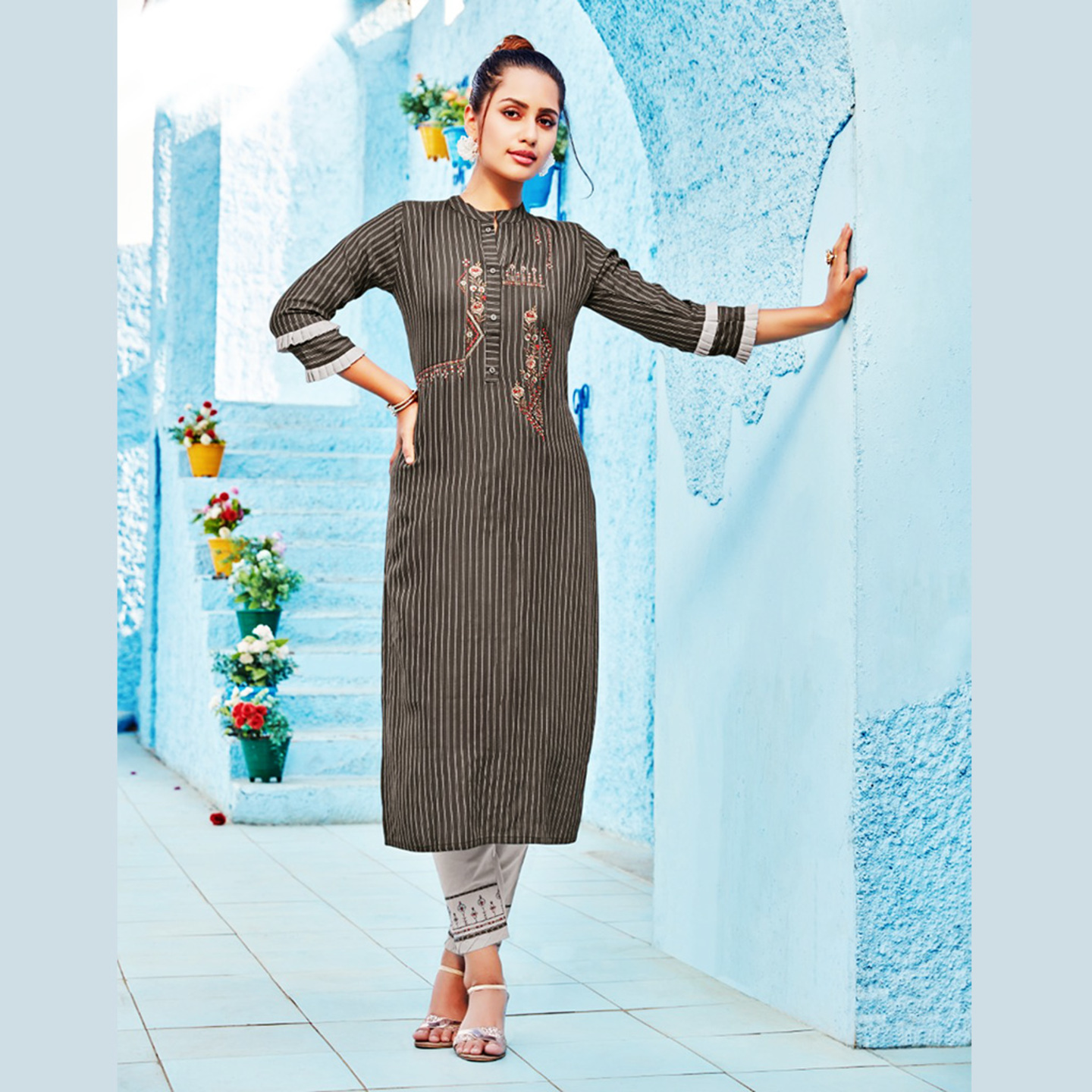 Talk By Fashion Women Kurta with Pant Set