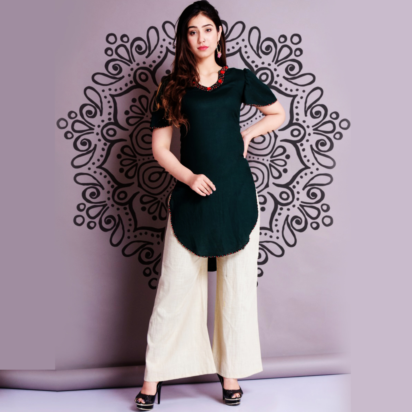 TBF Kurti Palazzo Set