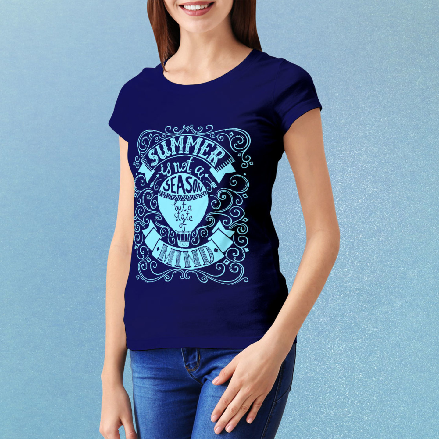 Talk By Fashion Summer Is Not A Season Women t-shirt