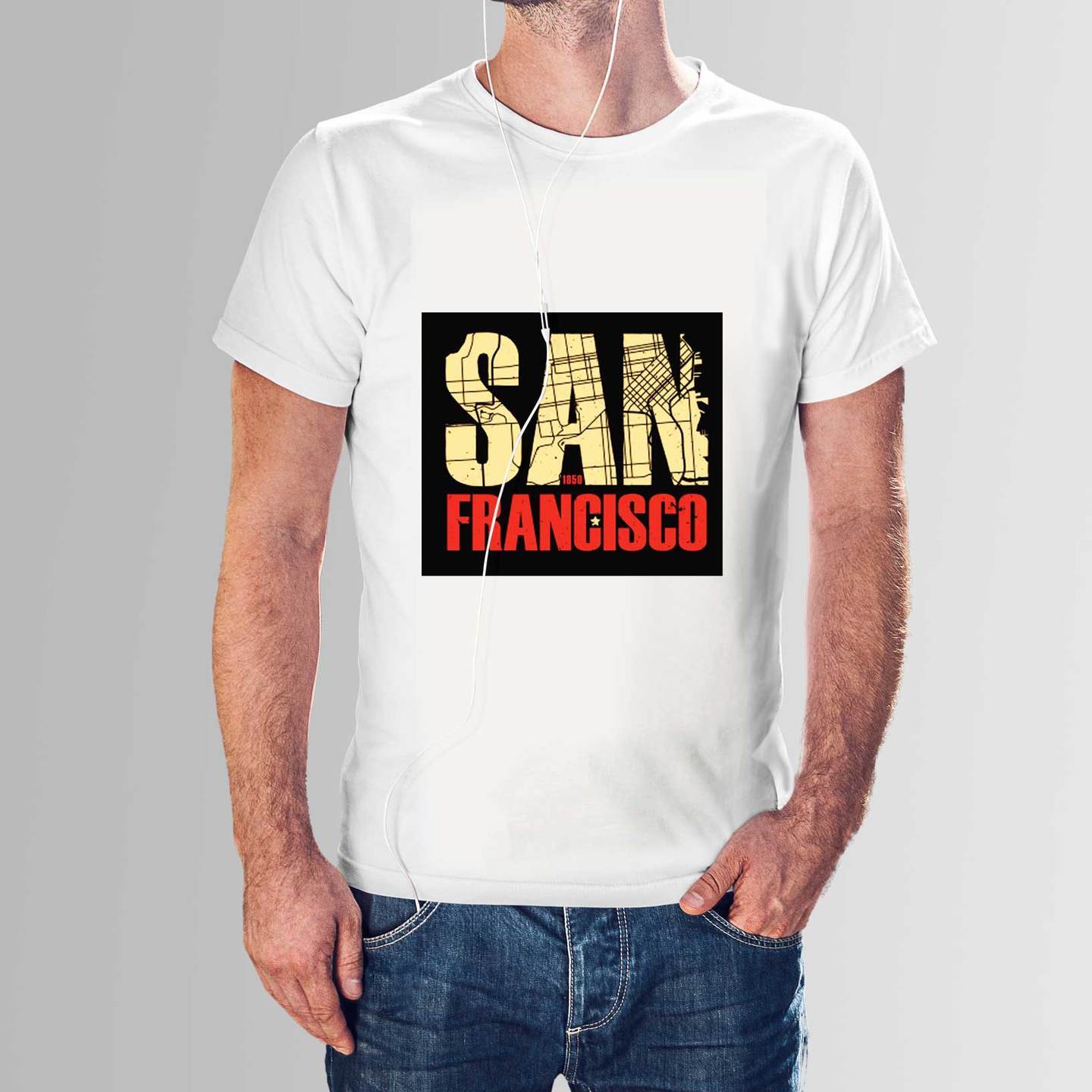 Talk By Fashion SAN FRANCISCO T-shirt for Men