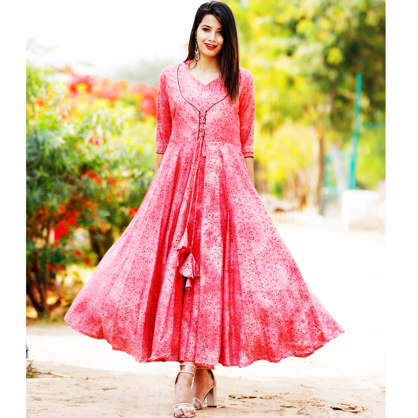 TBF Pink Gown Dress