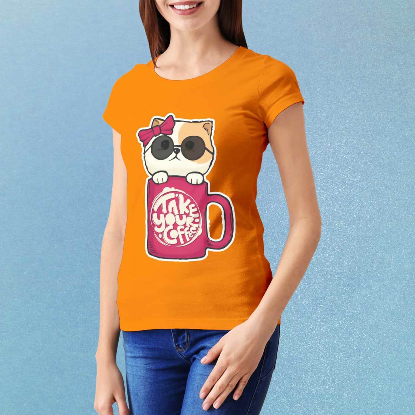 Talk By Fashion Cat Mug designer Women t-shirt