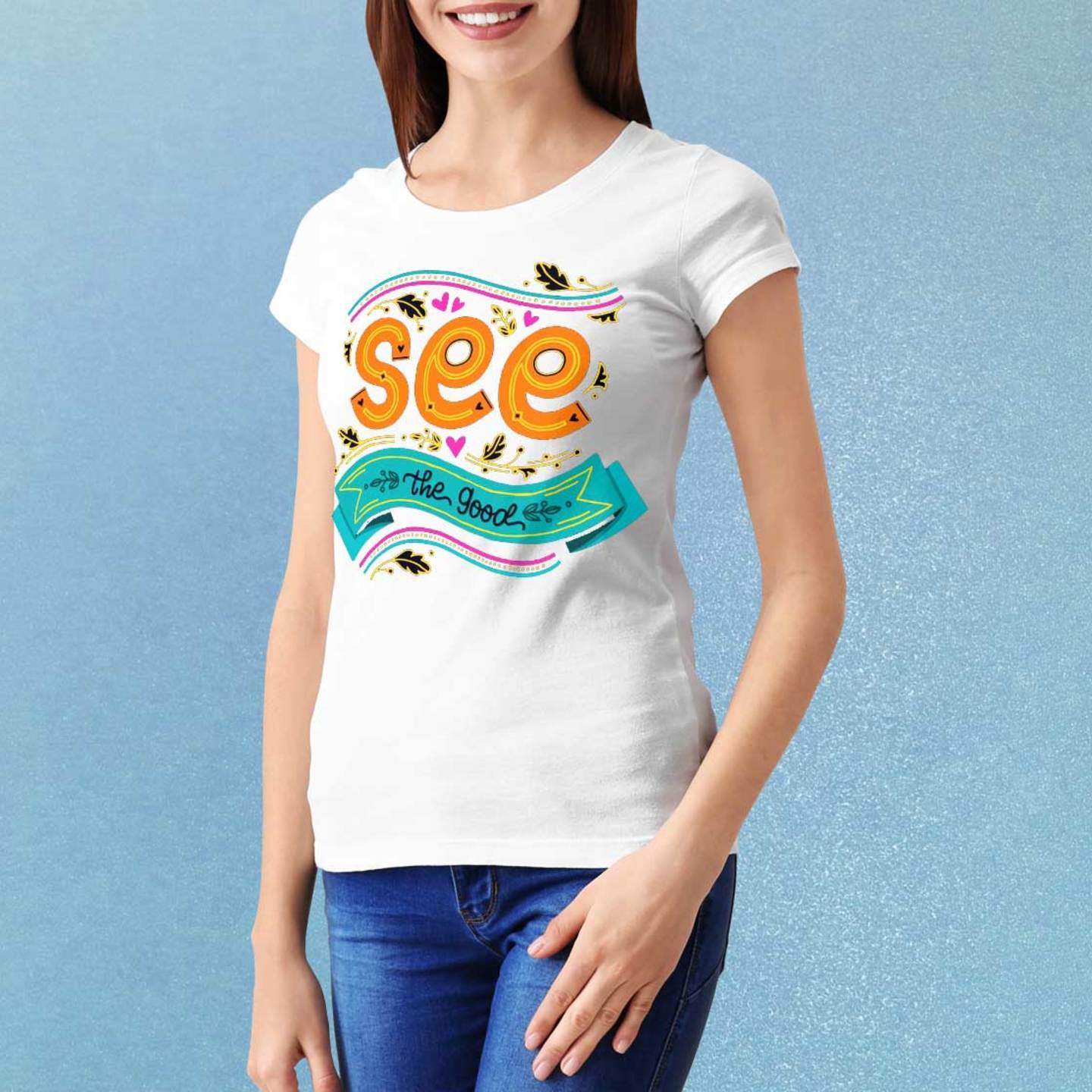 Talk By Fashion SEE Graphic Women t-shirt