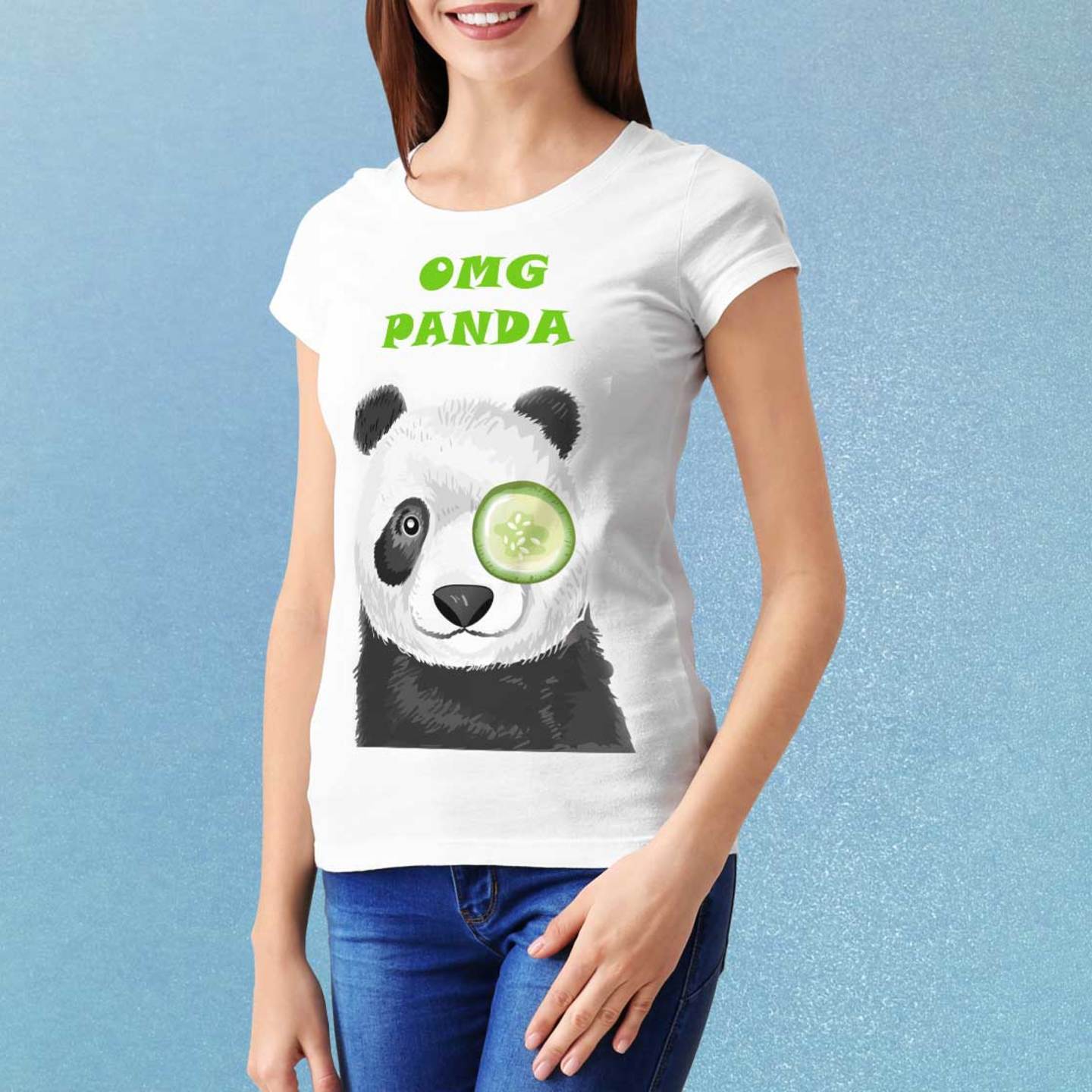 Talk By Fashion OMG Panda Graphic Women t-shirt