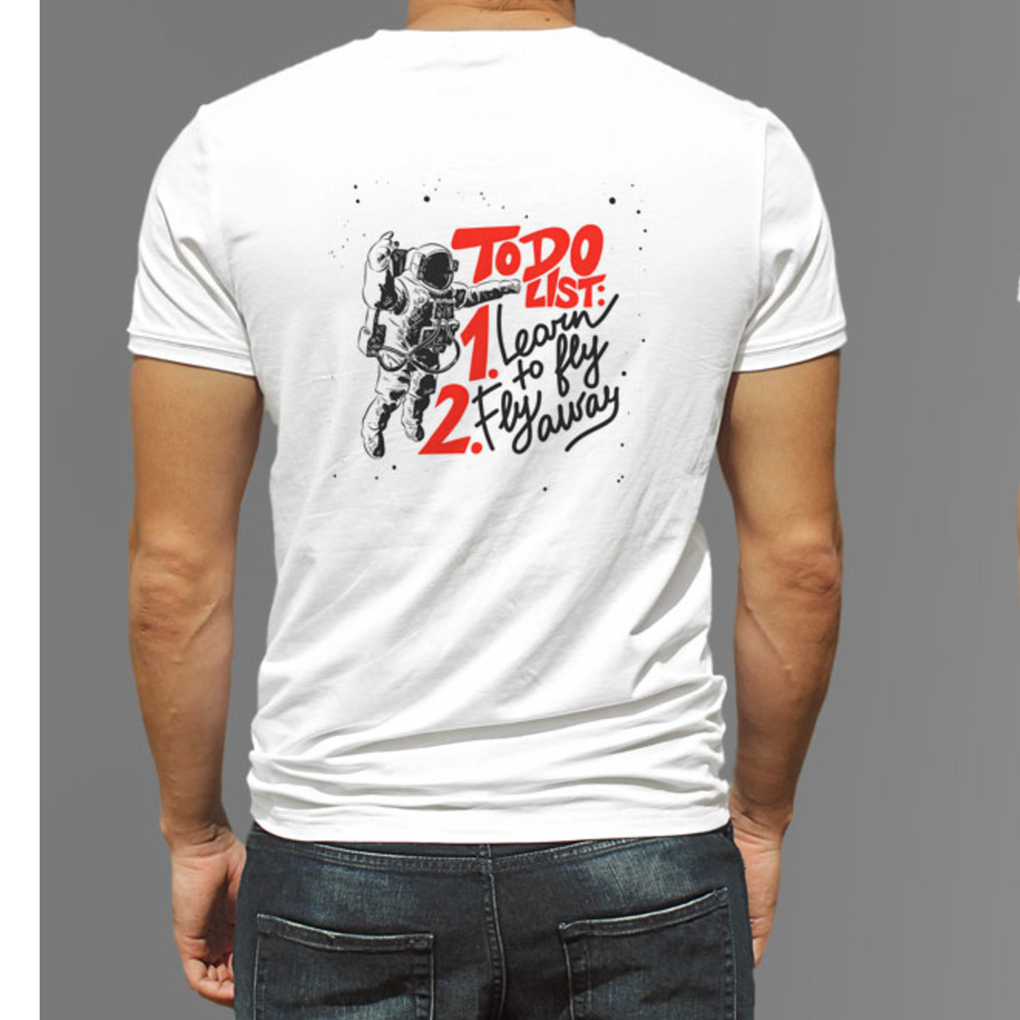 Talk By Fashion To Do List front & Back designer t-shirt