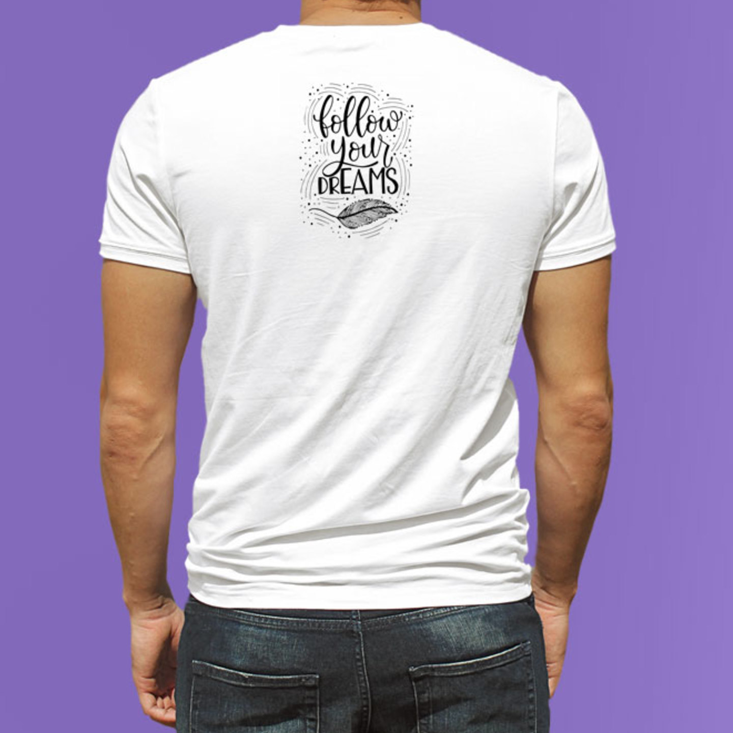 Talk By Fashion Front Back Graphic design T-shirt for Men