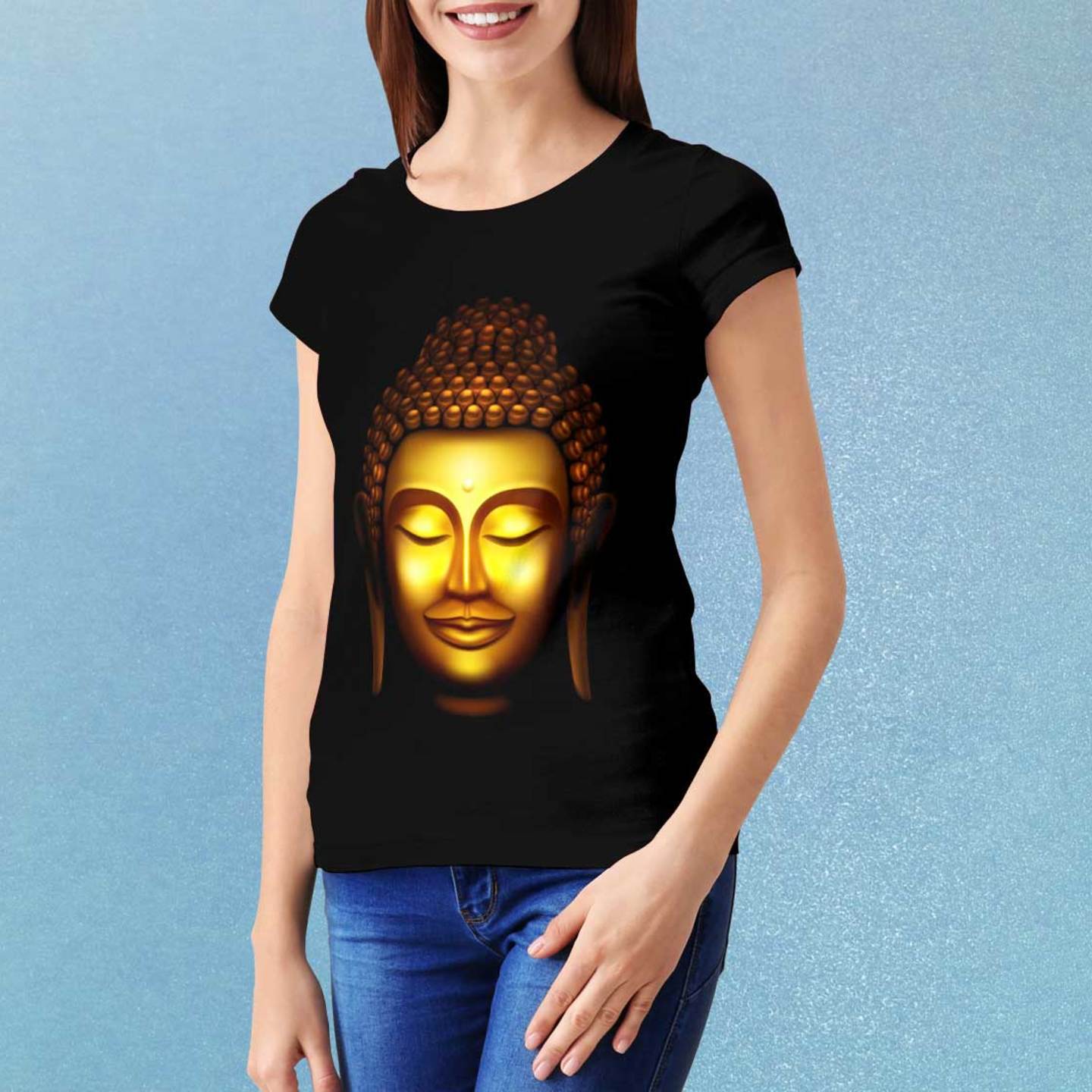 Talk By Fashion Gautama Buddha Graphic Women t-shirt
