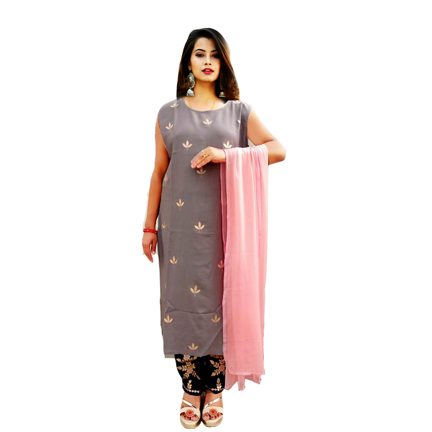 TBF Handwork Kurta Pant Set with Duppatta
