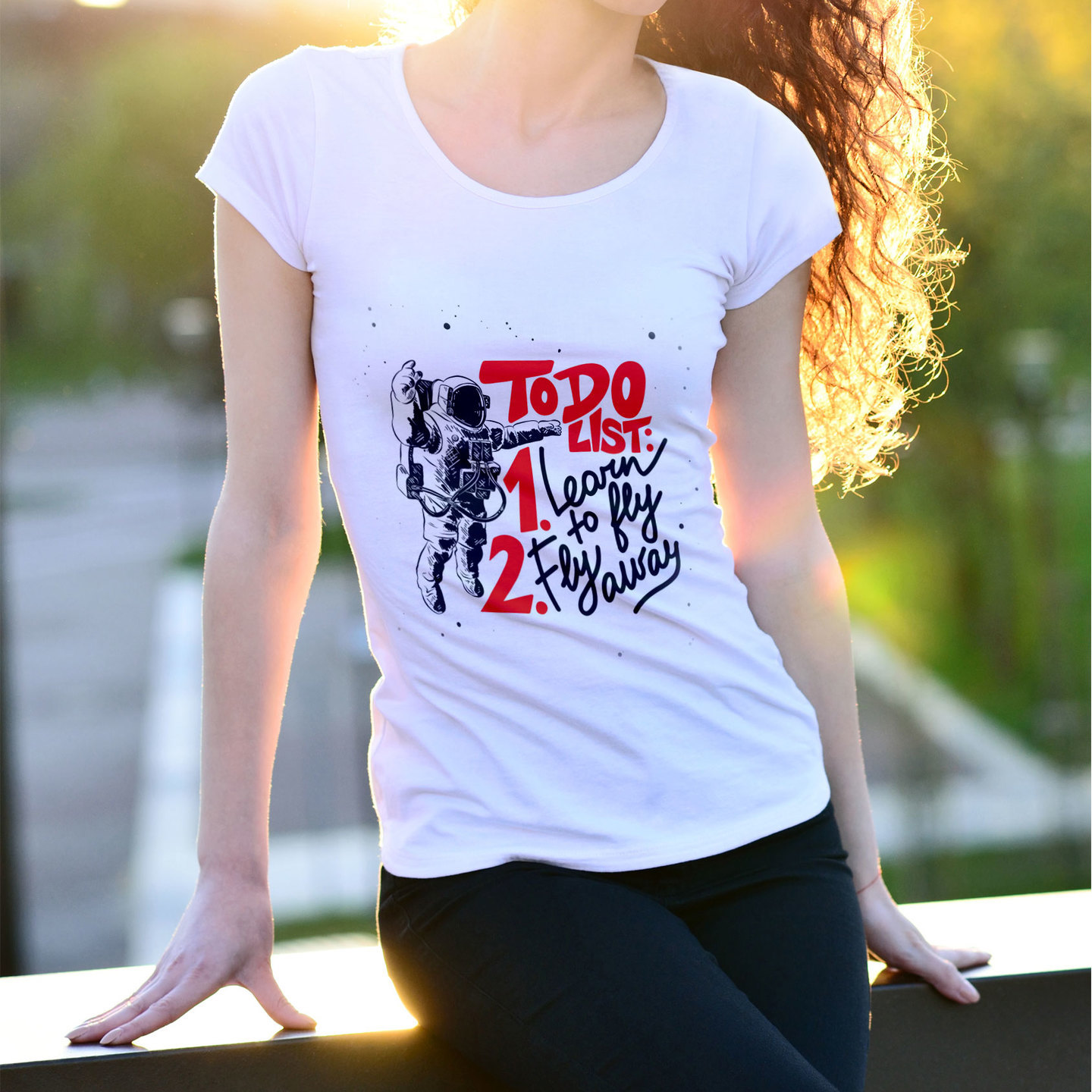 Talk By Fashion Planet Man Graphic Women t-shirt