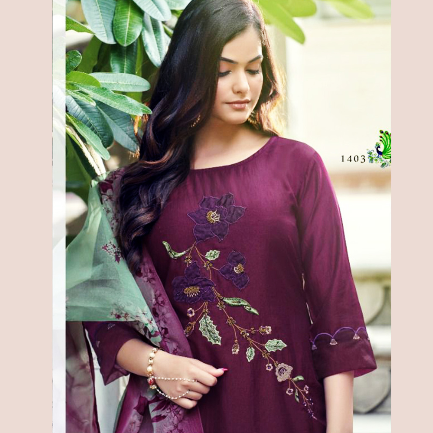 Talk By Fashion Women Pure Viscose Silk Kurta with Pants & Dupatta