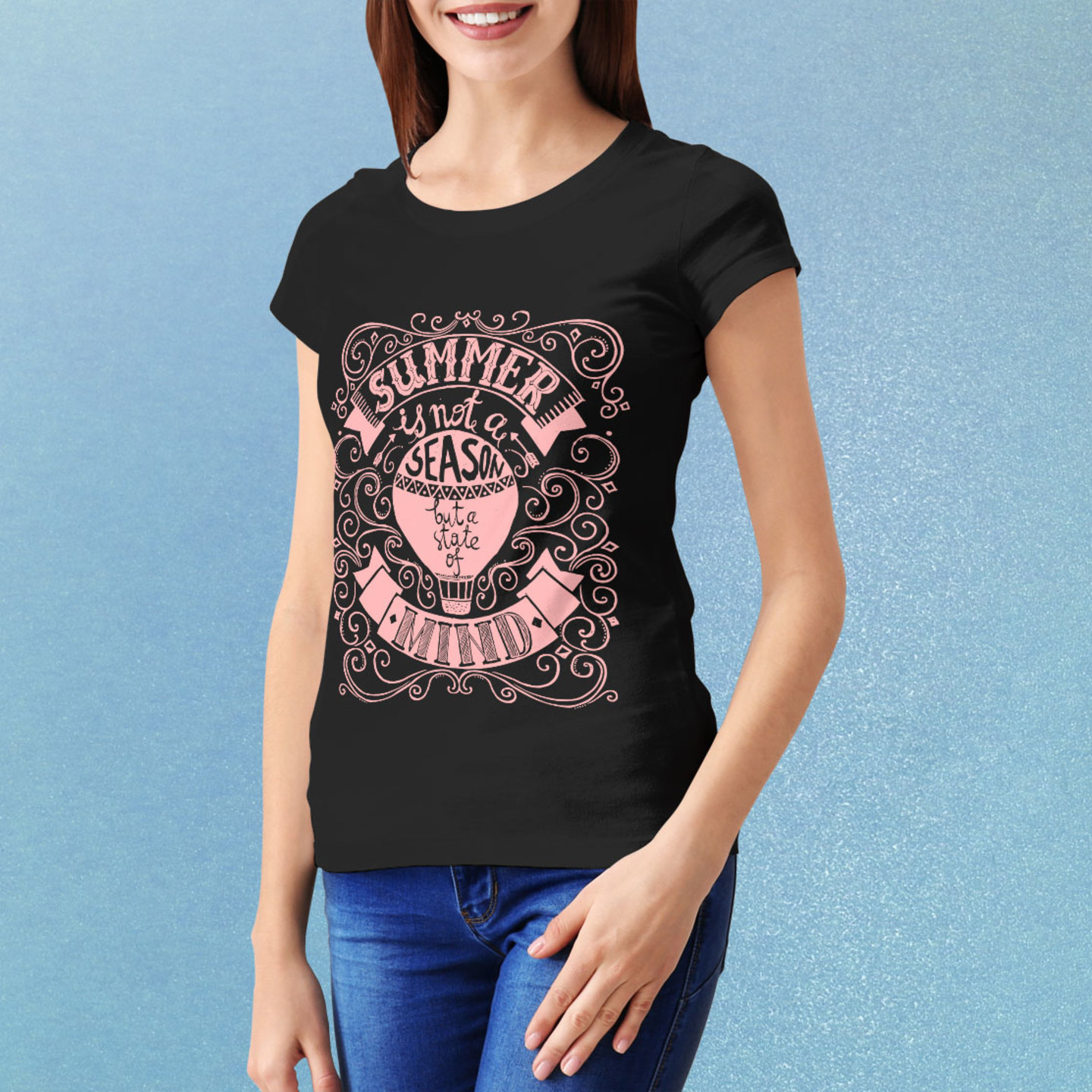 Talk By Fashion Summer Is Not A Season Women T shirt