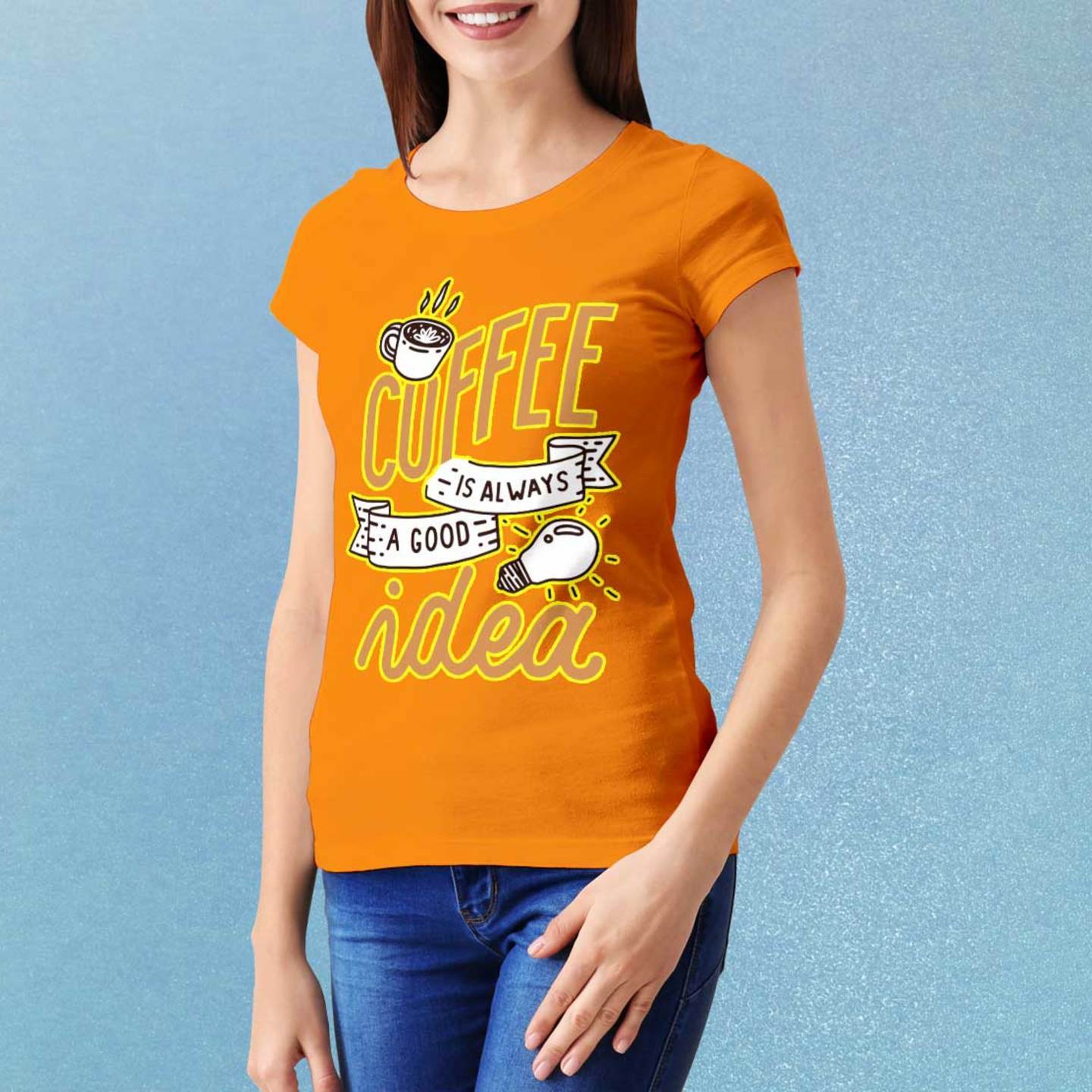 Talk By Fashion Coffee is always good Graphic Women t-shirt