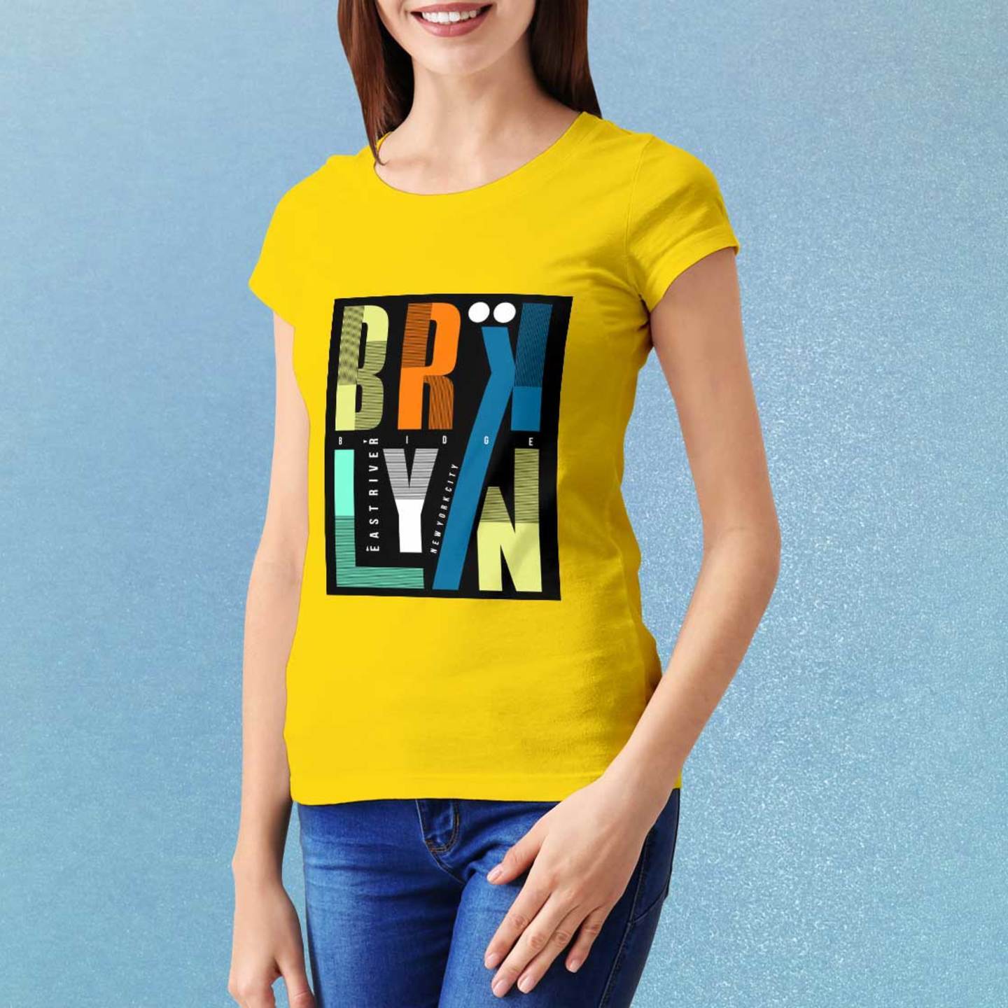 Talk By Fashion Brooklyn Typographic Women t-shirt