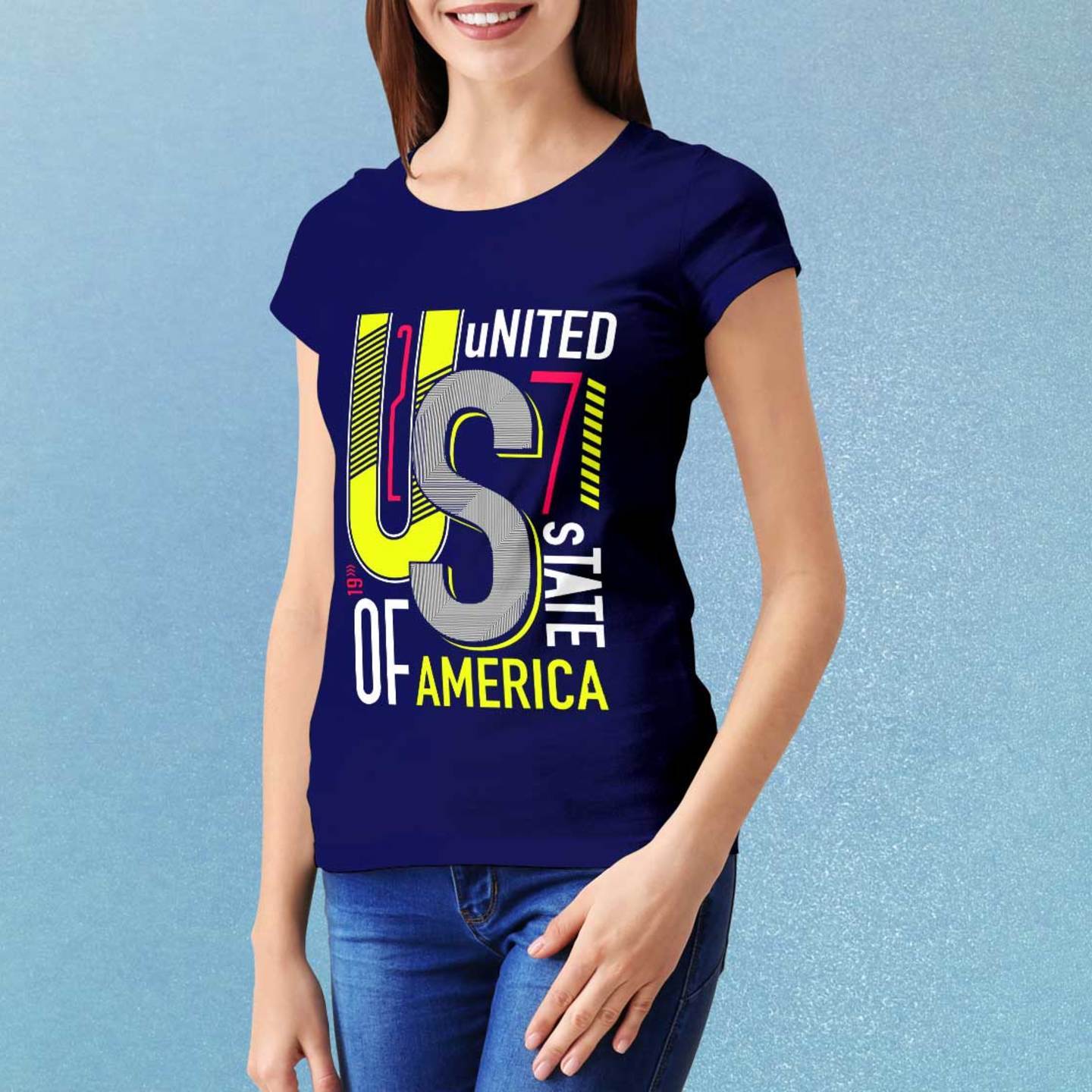 Talk By Fashion US United State Graphic Women t-shirt