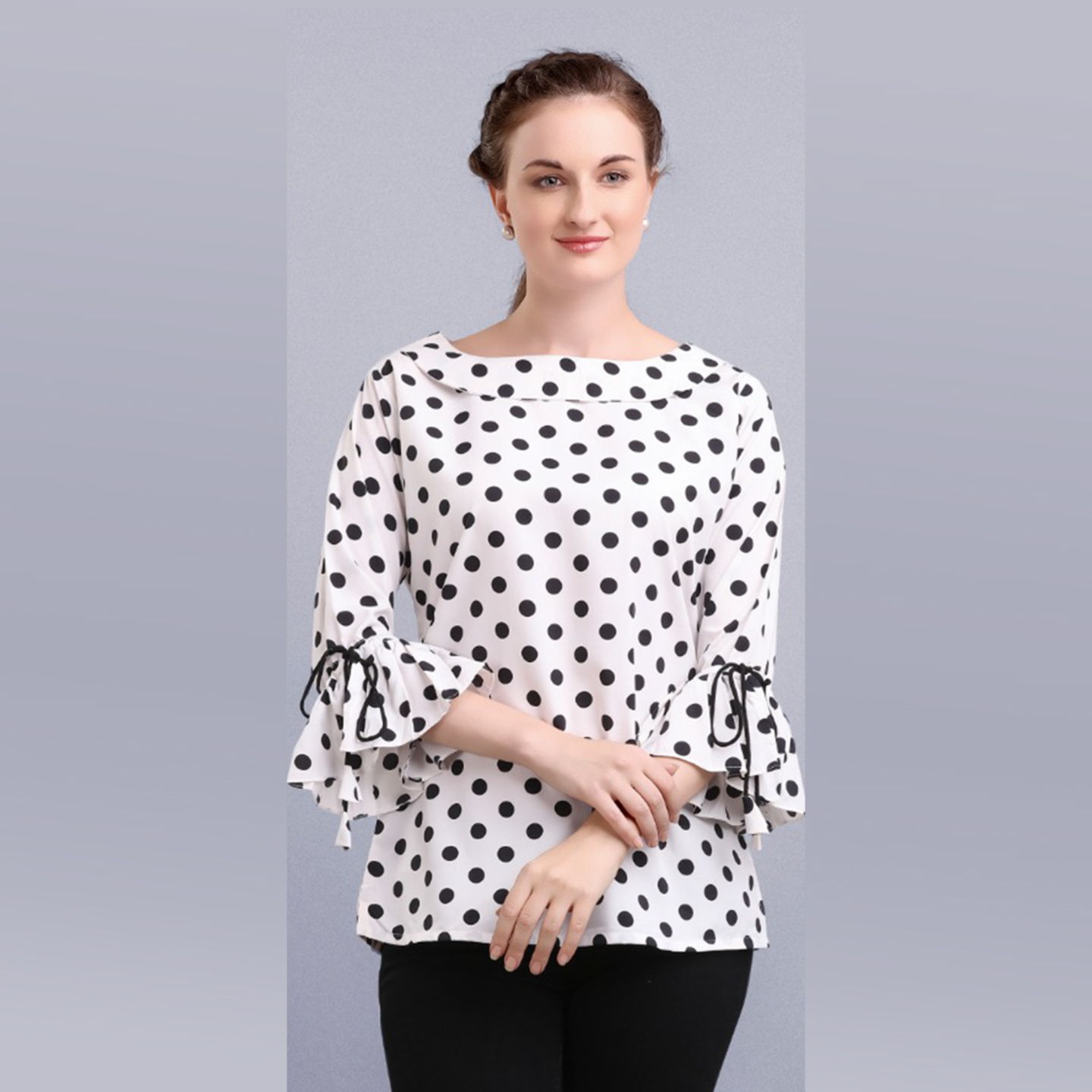 Talk By Fashion Stylish Casual Printed Top