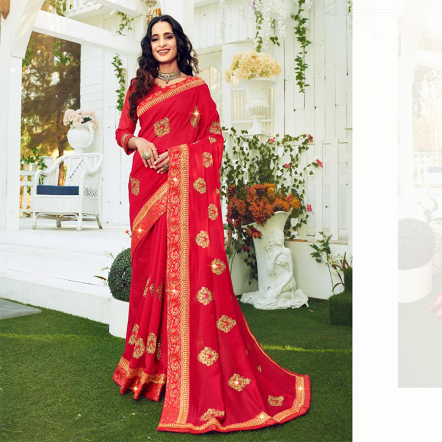 Talk By Fashion Pure Soft Cotton Batti Print Designer Saree