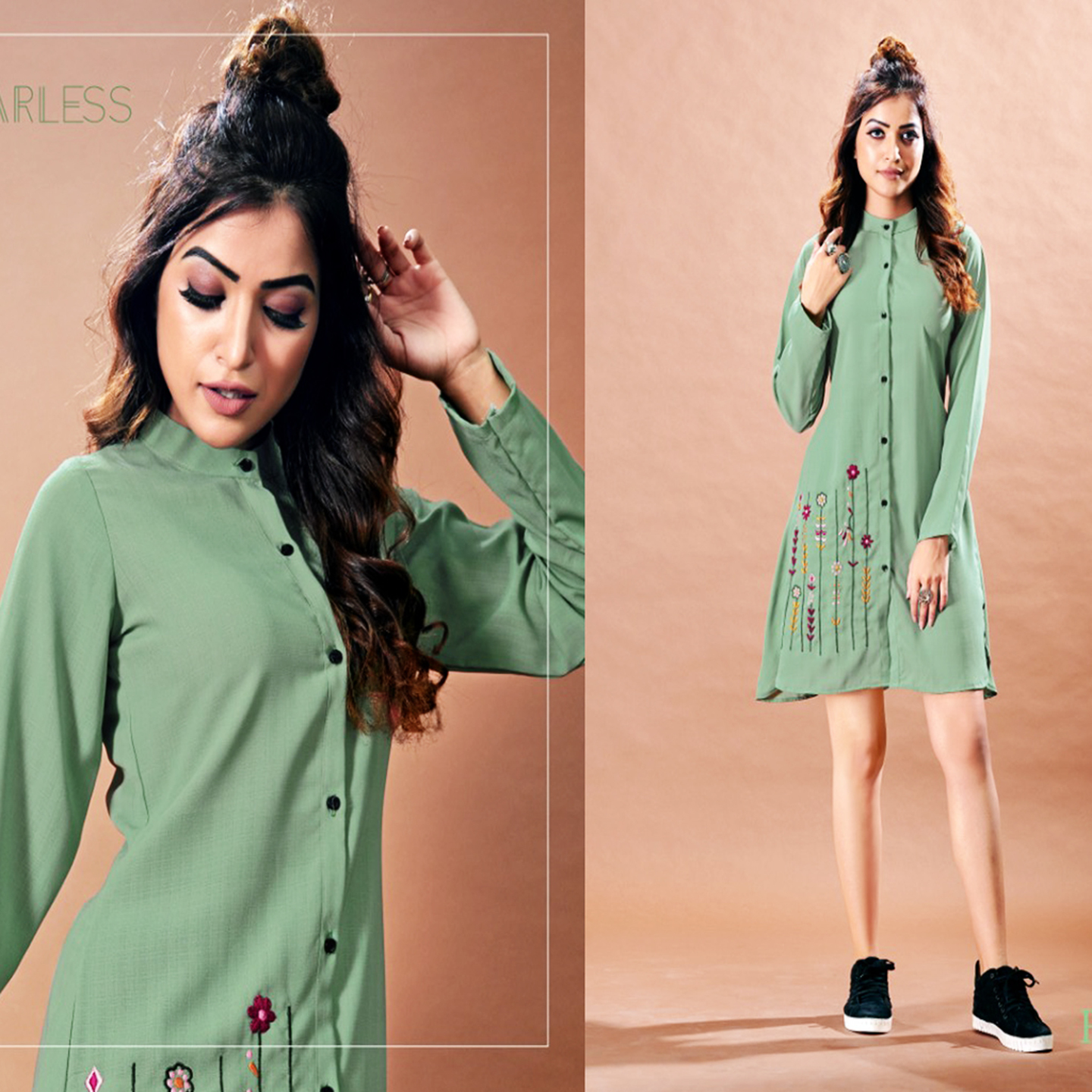 Talk By Fashion Women Fancy Tunic Long Top