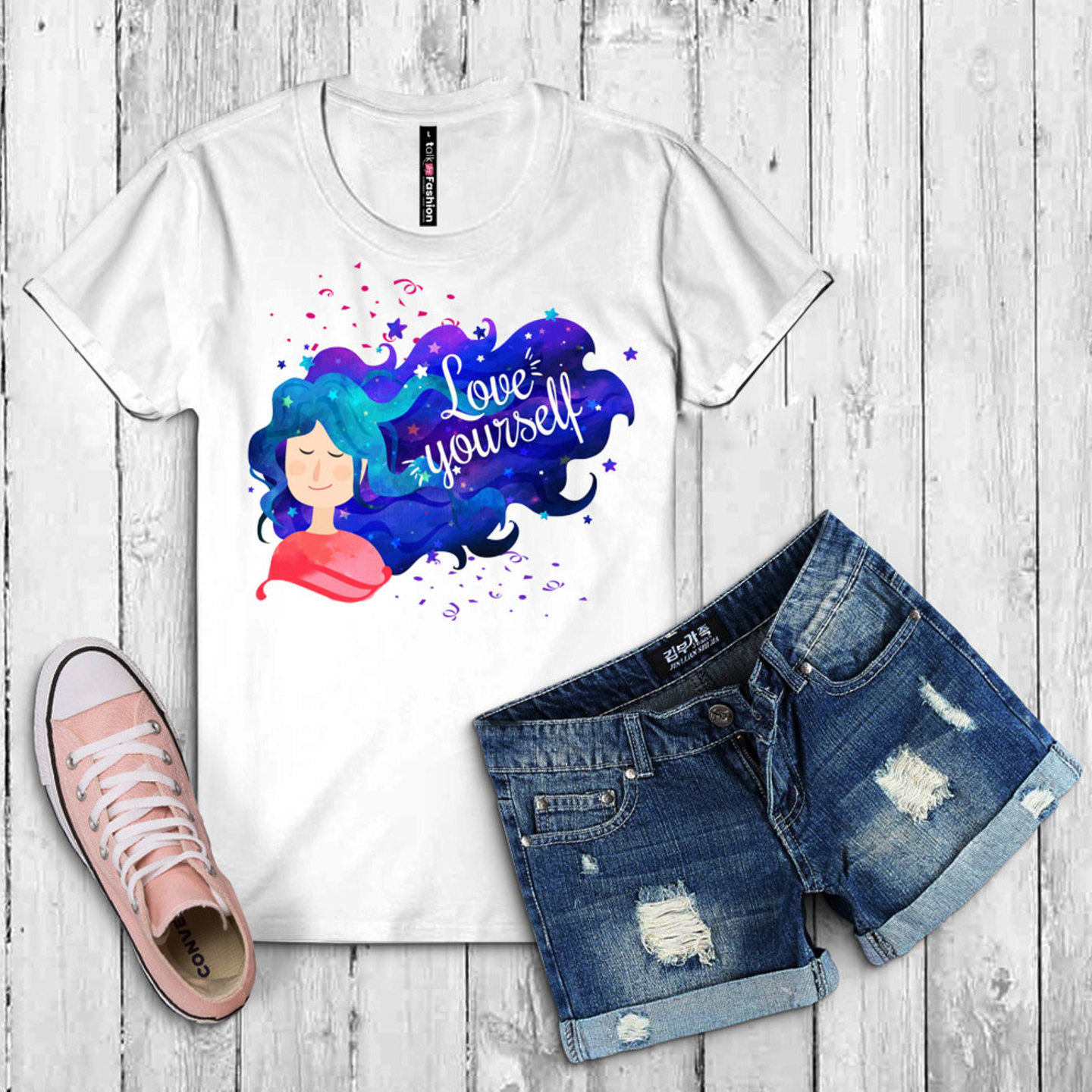 Talk By Fashion Love Yourself Graphic Women t-shirt