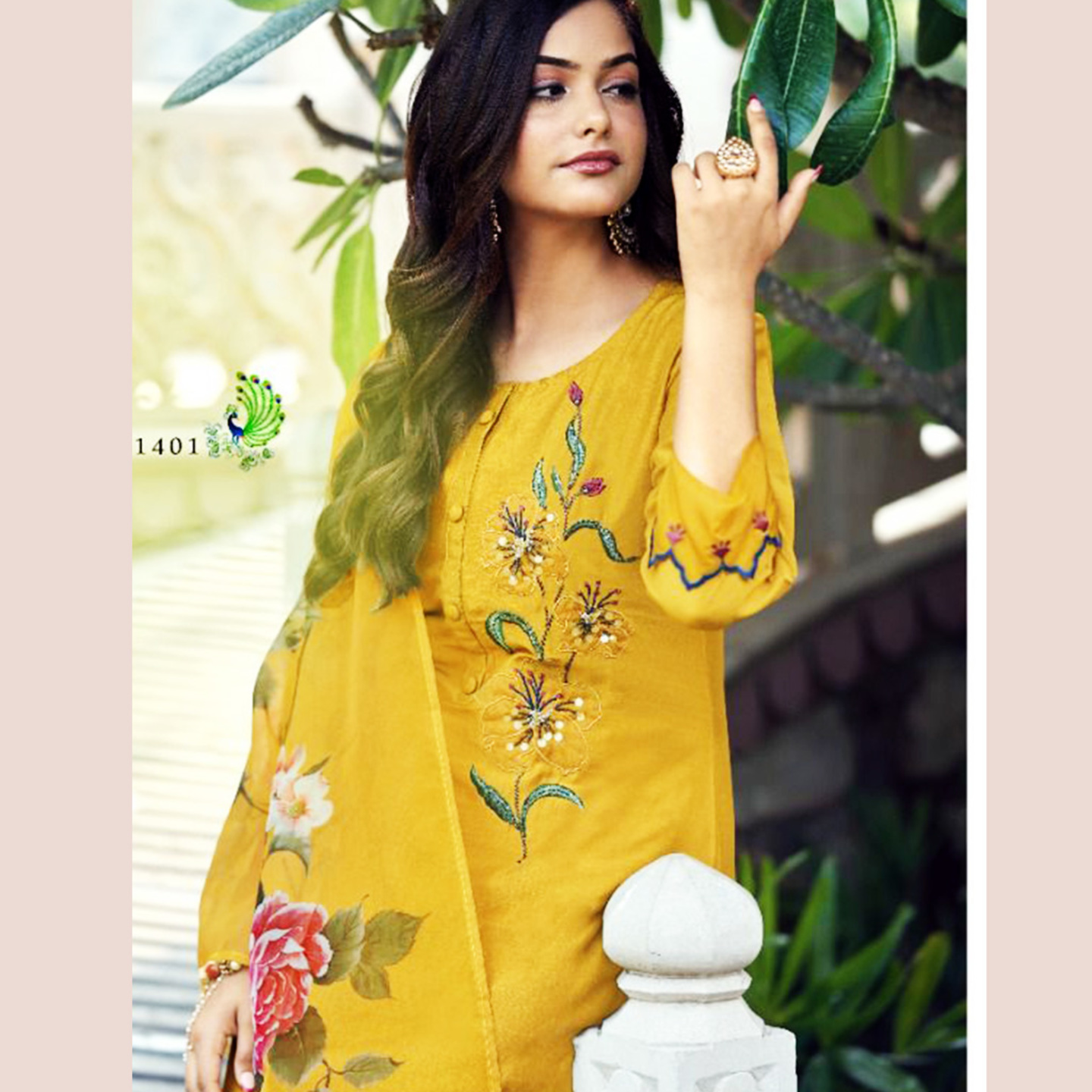 Talk By Fashion Women Pure Viscose Silk Kurta with Pants & Dupatta