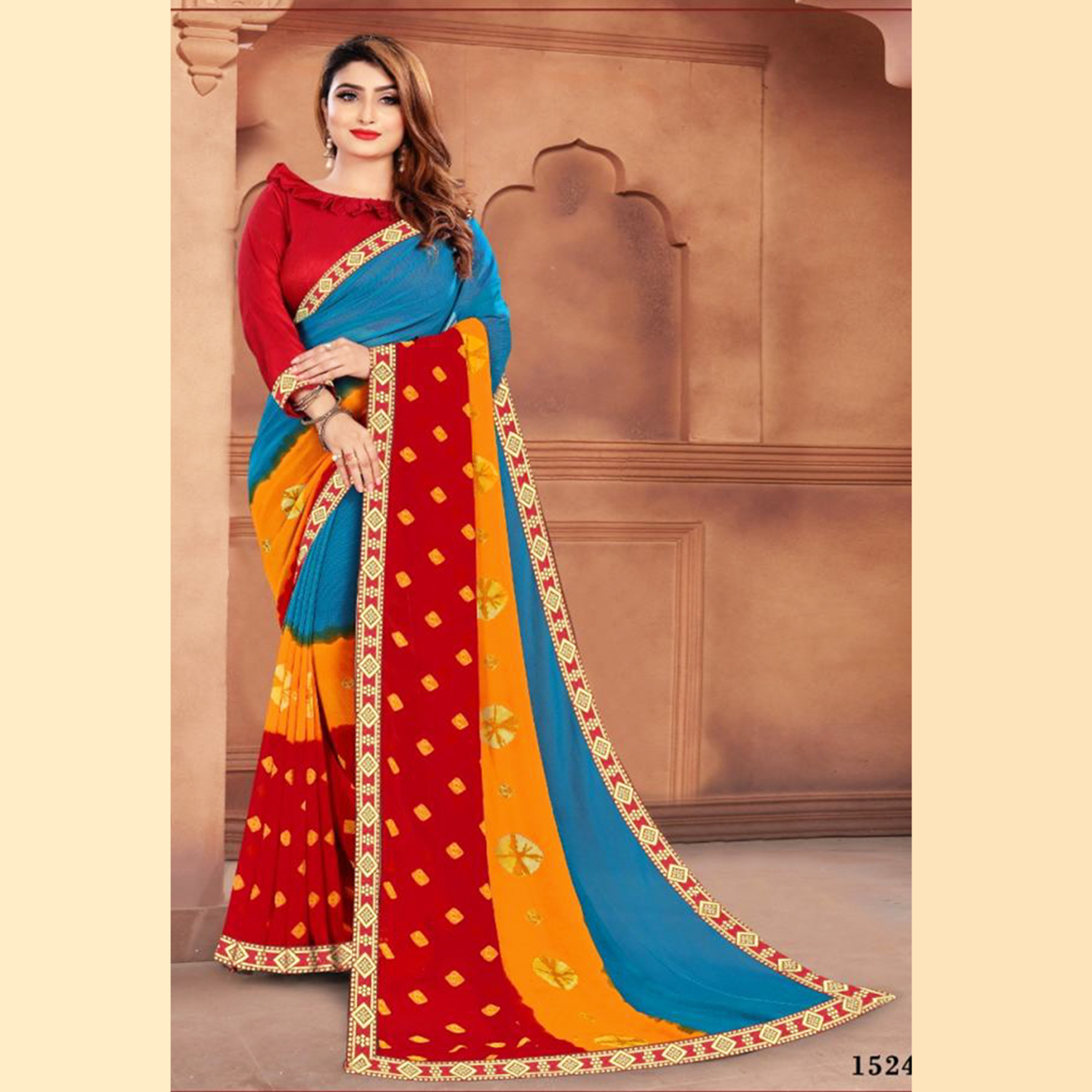 Talk By Fashion Women Casual Printed Designer Sarees