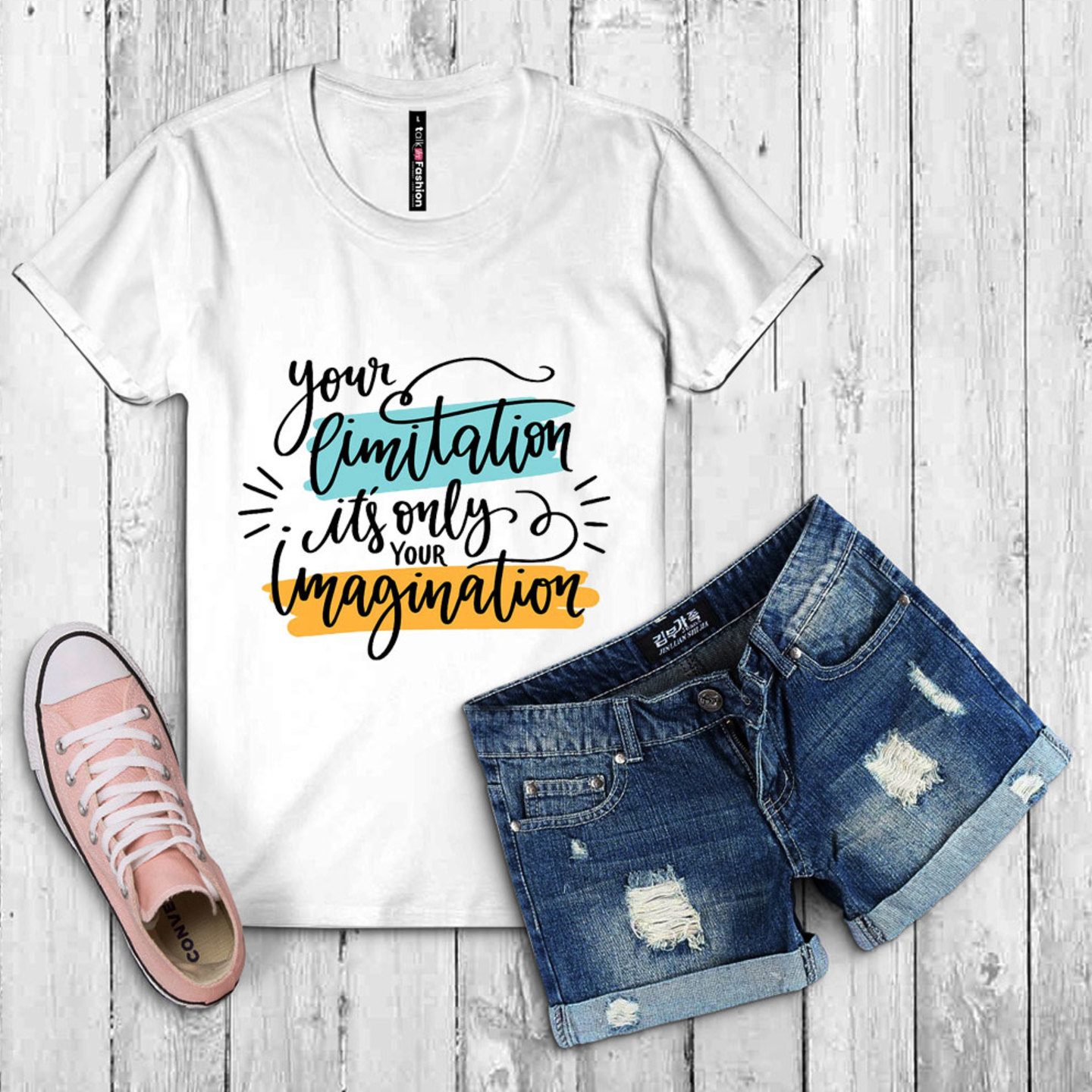 Talk By Fashion Typo-Graphic Women t-shirt