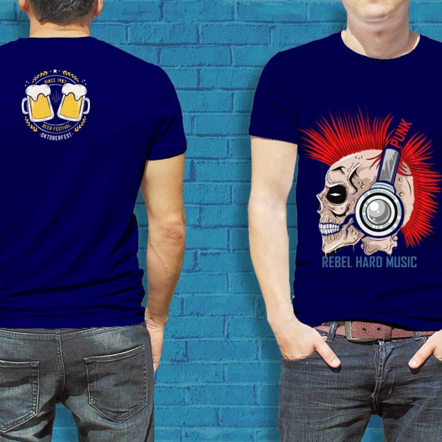 Talk By Fashion Rebel Hard Music designer T-shirt for Men