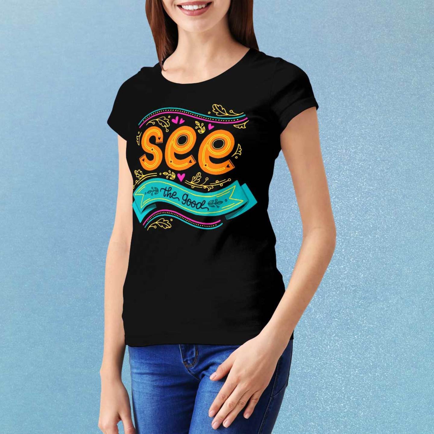Talk By Fashion SEE Graphic Women t-shirt