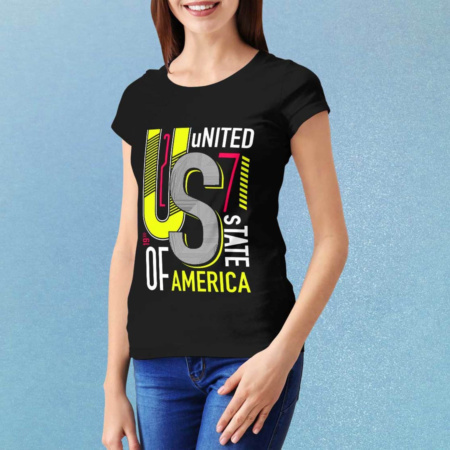 Talk By Fashion US United State Graphic Women t-shirt