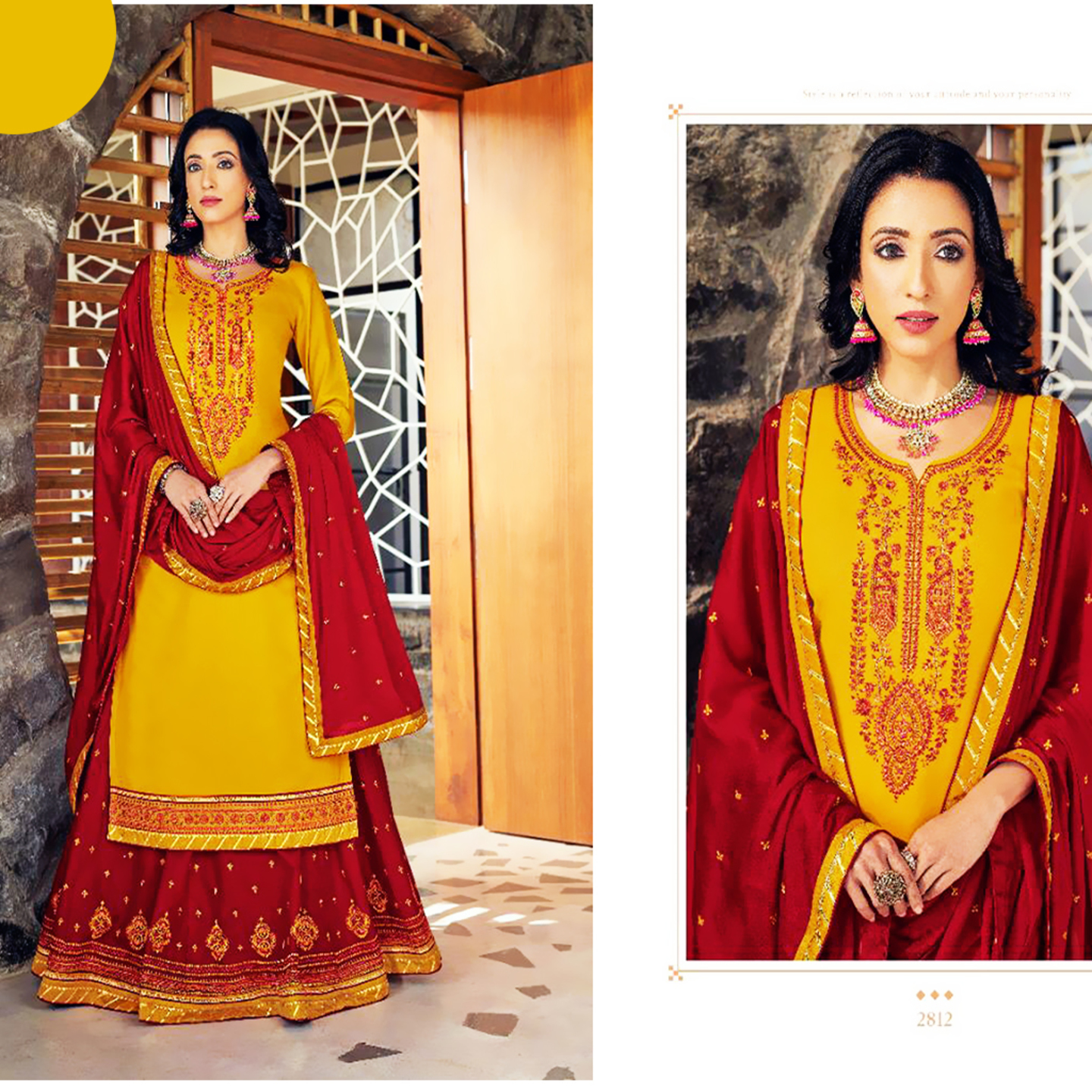 Talk By Fashion Women Embroidered Lehenga Skirt Kurta Set