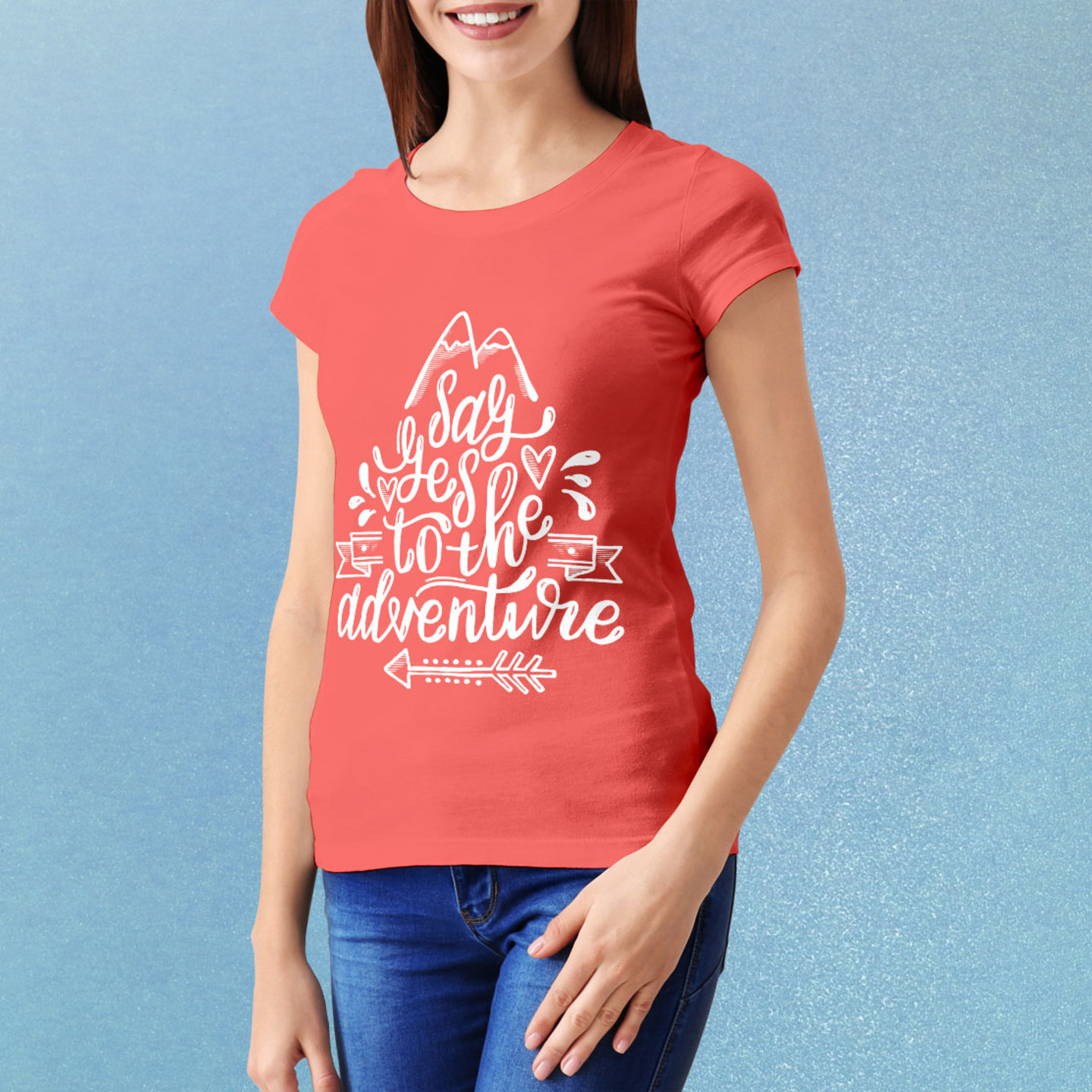 Talk By Fashion Say Yes Graphic Women t-shirt