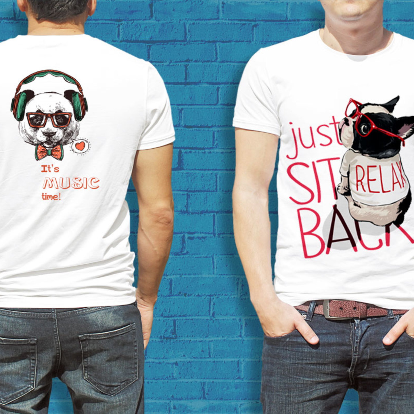 Talk By Fashion  Relax attitude designer T-shirt for Men