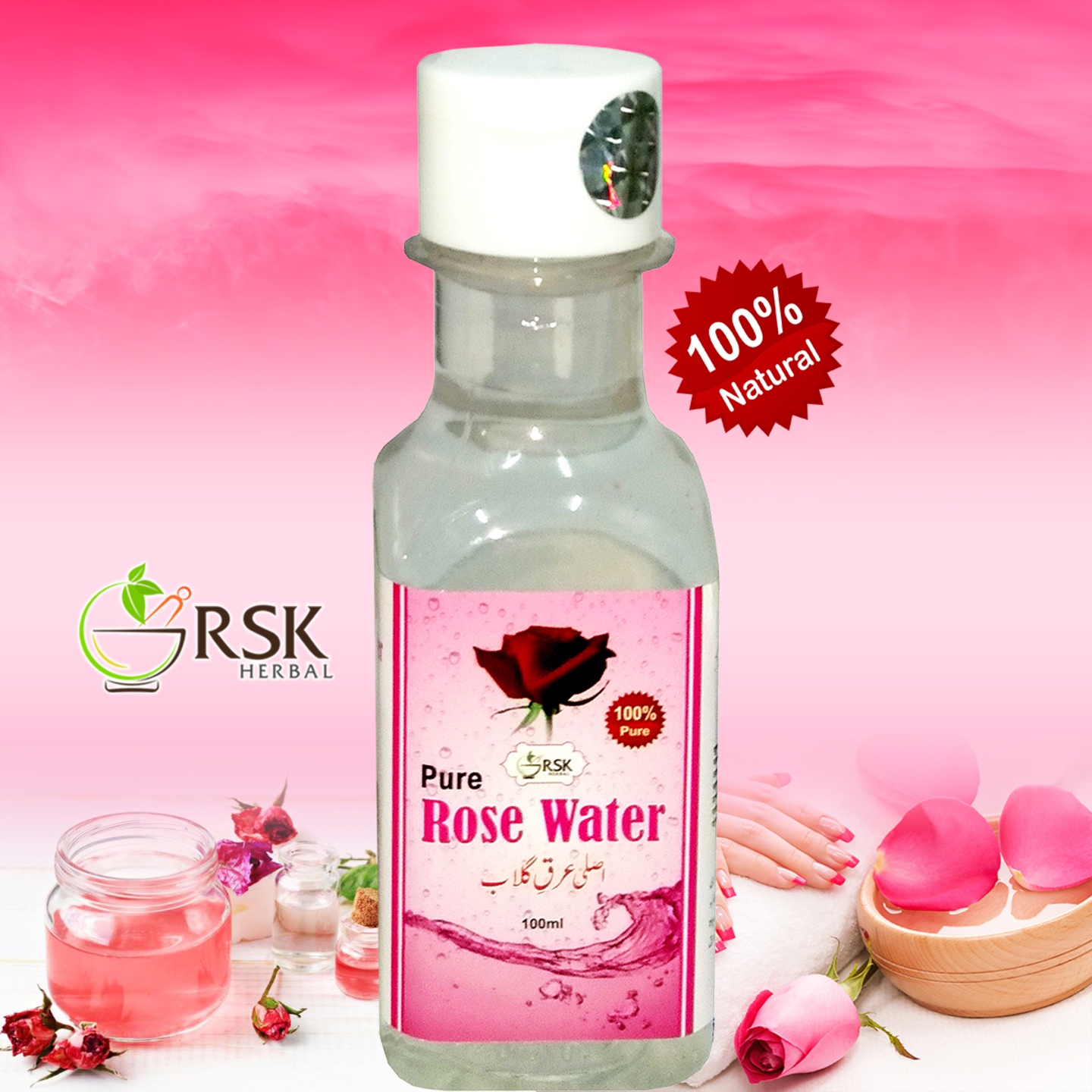 Pure Rose Water 100ml