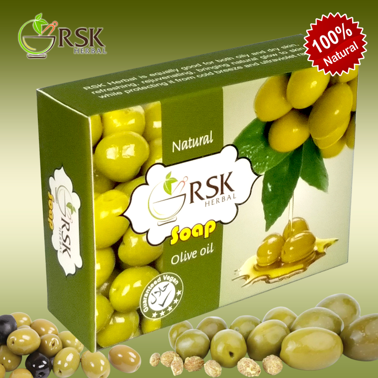 RSK Herbal Olive Soap