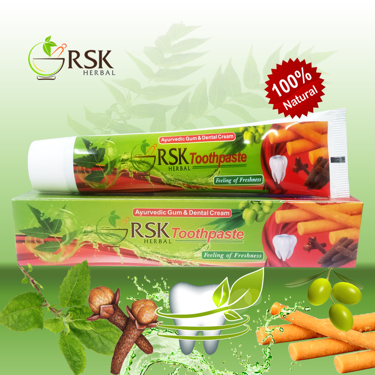 RSK Herbal Toothpaste