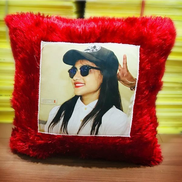 Square Fur Cushion
